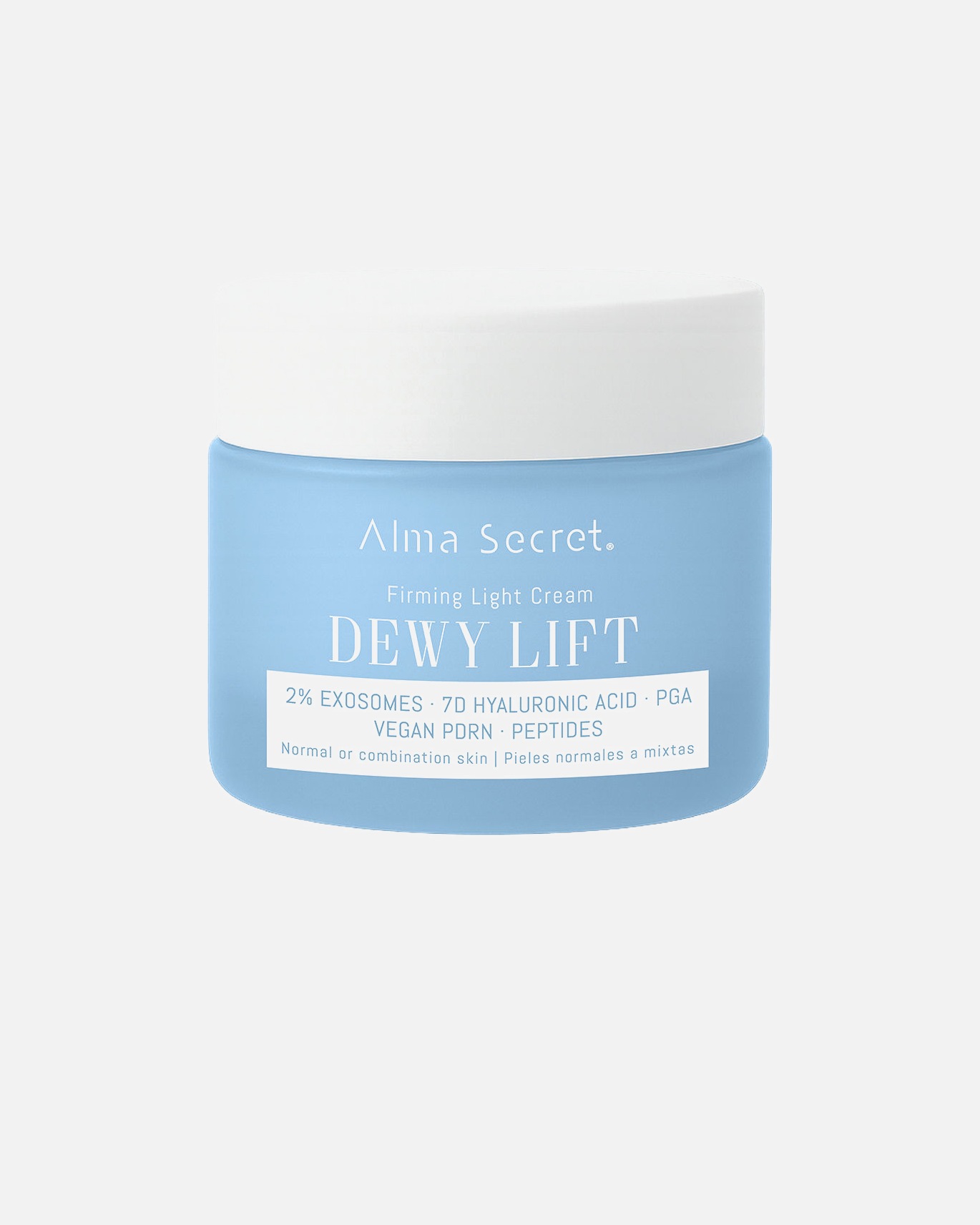 Tagescreme für Unisex Alma Secret DEWY LIFT straffende, leichte Creme für normale bis Mischhaut 50 ml