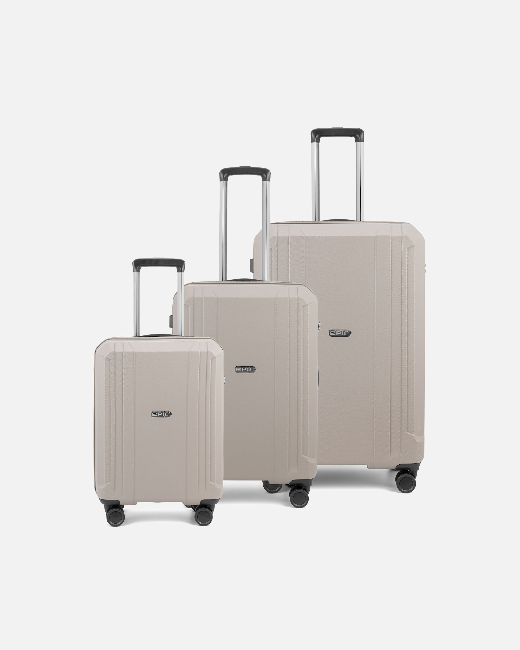 Koffer für Männlich Epic Airwave NEO 4 Rollen Kofferset 3-teilig hotcocoa