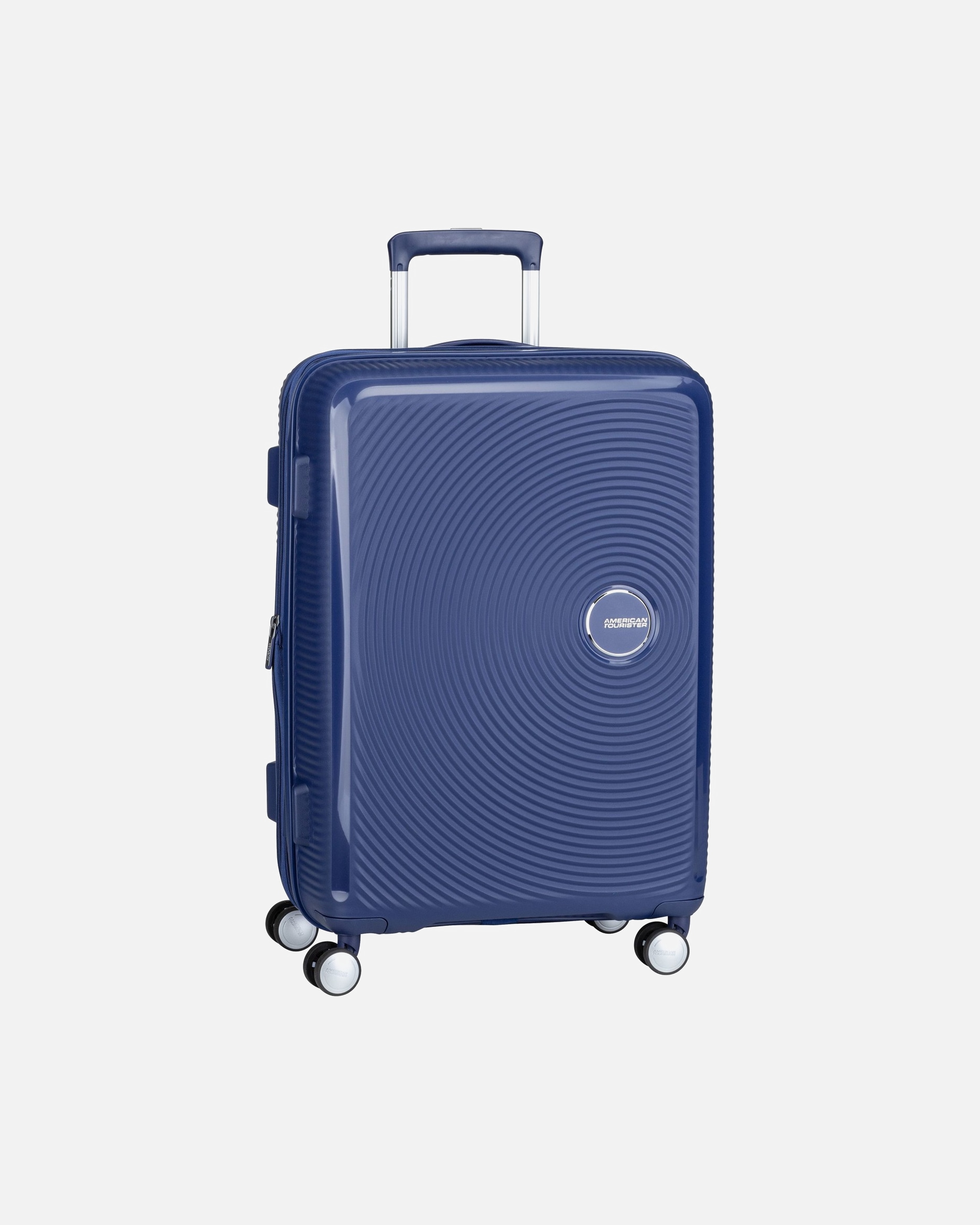 Trolley für Männlich American Tourister Soundbox 4-Rollen Trolley 67 cm Midnight Navy