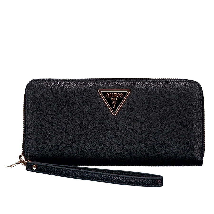 Guess Geldbörse Laurel II mit Griffschlaufe Black Schwarz Damen