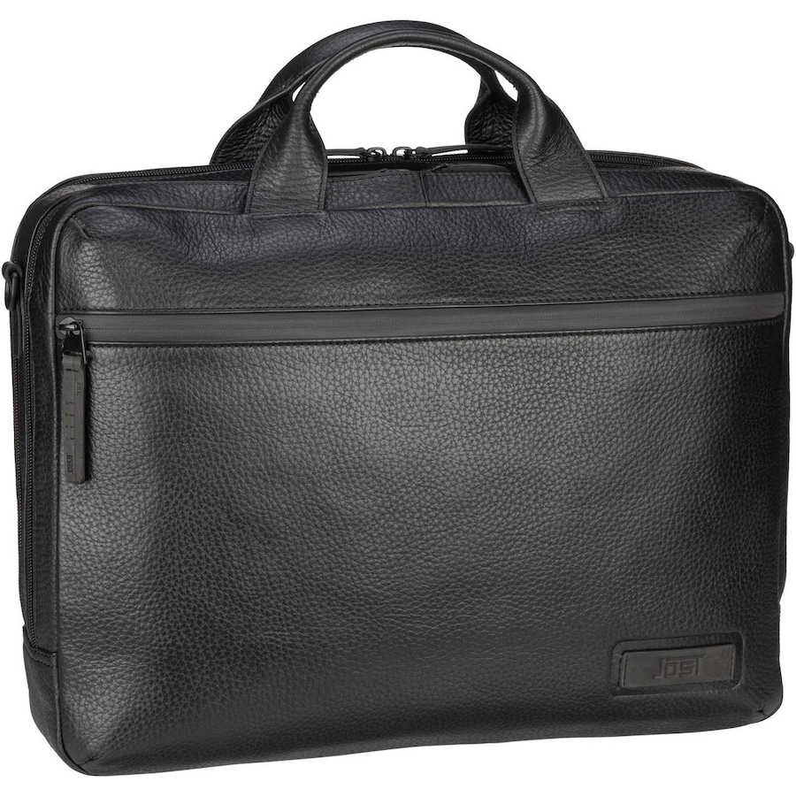 Jost Aktentasche Stockholm Business Bag L 2 Comp Black Schwarz Herren