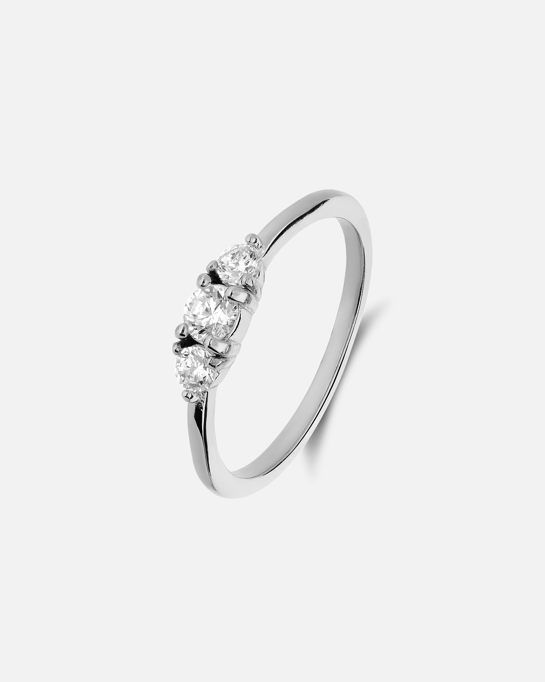Ring für Weiblich Lucardi Ring - Stahl Silber - 60mm