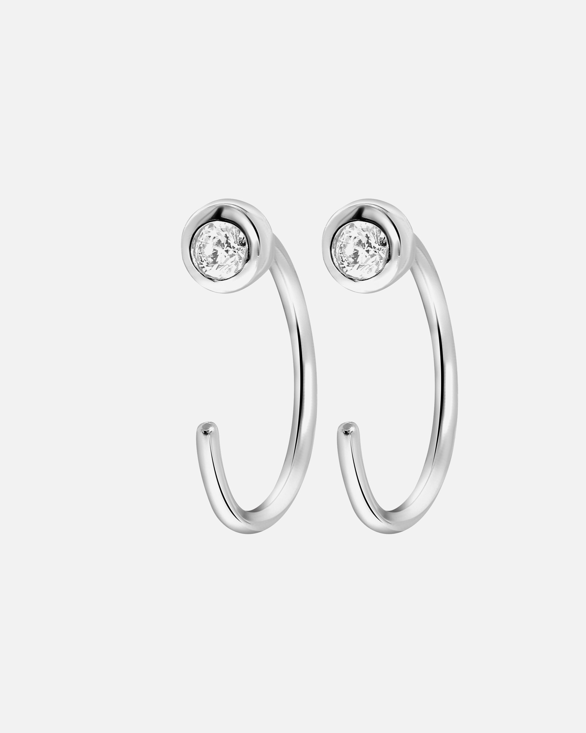 Ohrringe für Weiblich Lucardi Ohrringe 925 Silber Silber