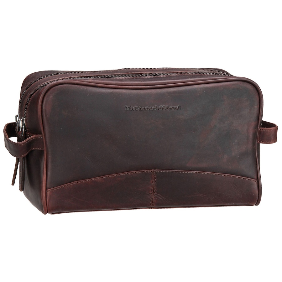 The Chesterfield Brand Kulturbeutel Stacey Brown Braun Herren