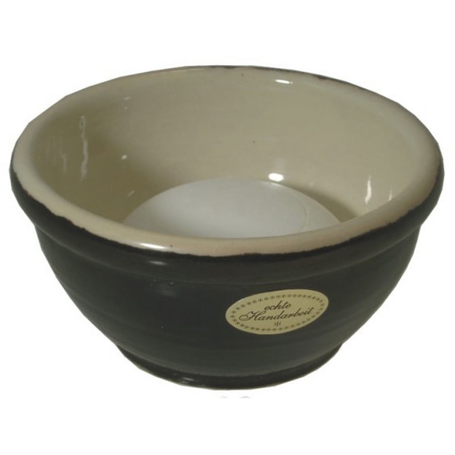 Golddachs Keramik Rasierschale - schwarz Herren