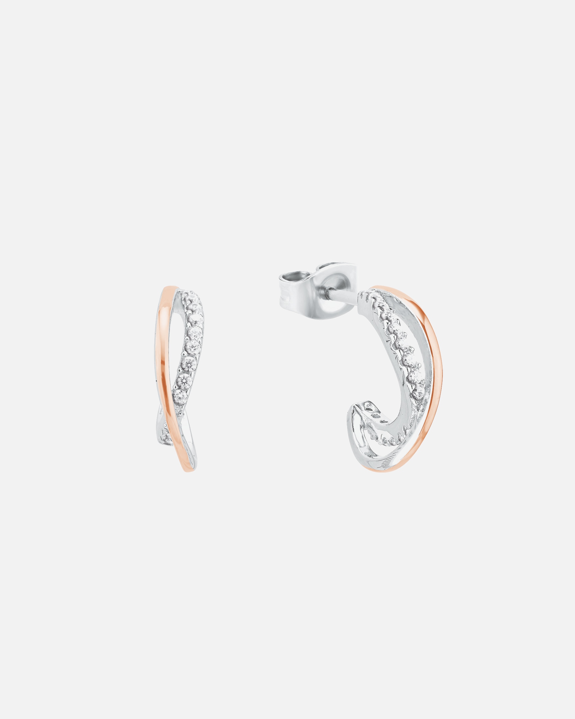 Ohrringe für Weiblich amor Creolen Bicolor