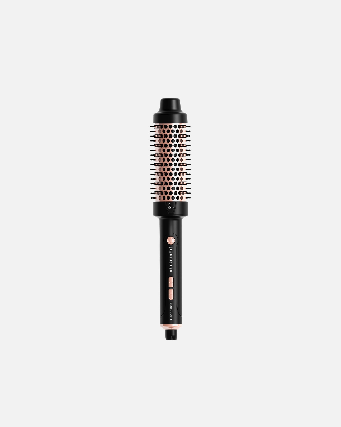 Warmluftbürste für Unisex Sansbeaute Default Brand Line Blowout Thermal Brush 38 mm – Keramik-Heizbürste – Multistyler Schwarz