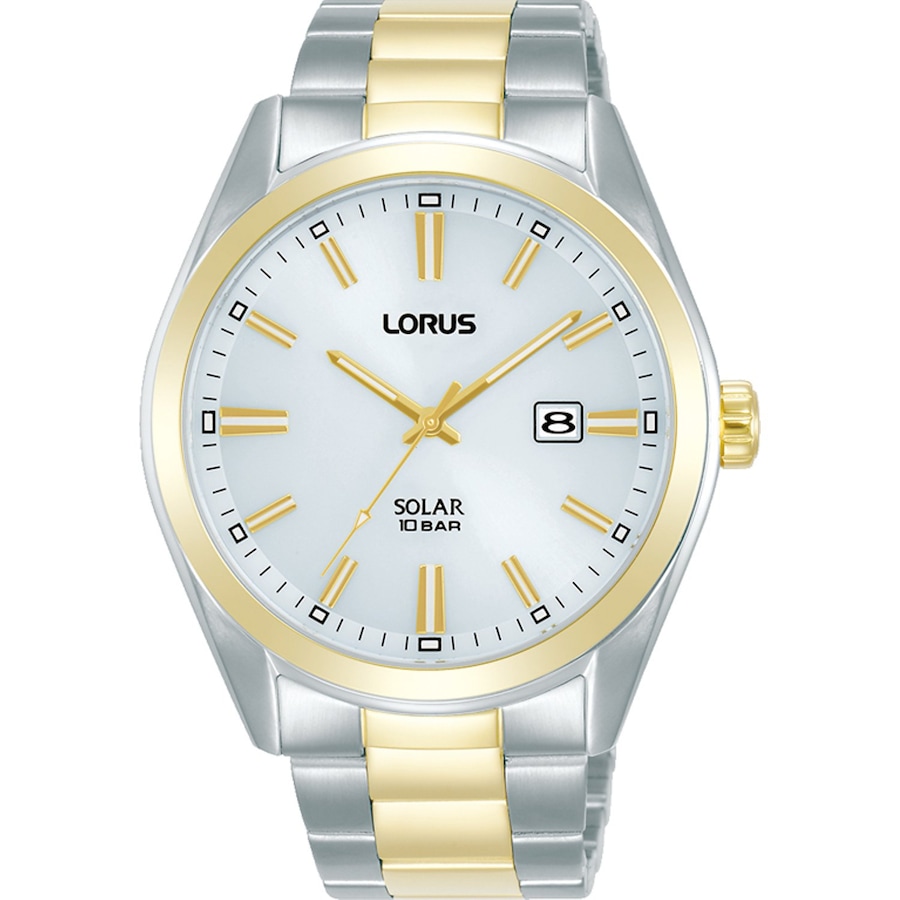 Lorus Herrenuhr Edelstahl weiß Herren