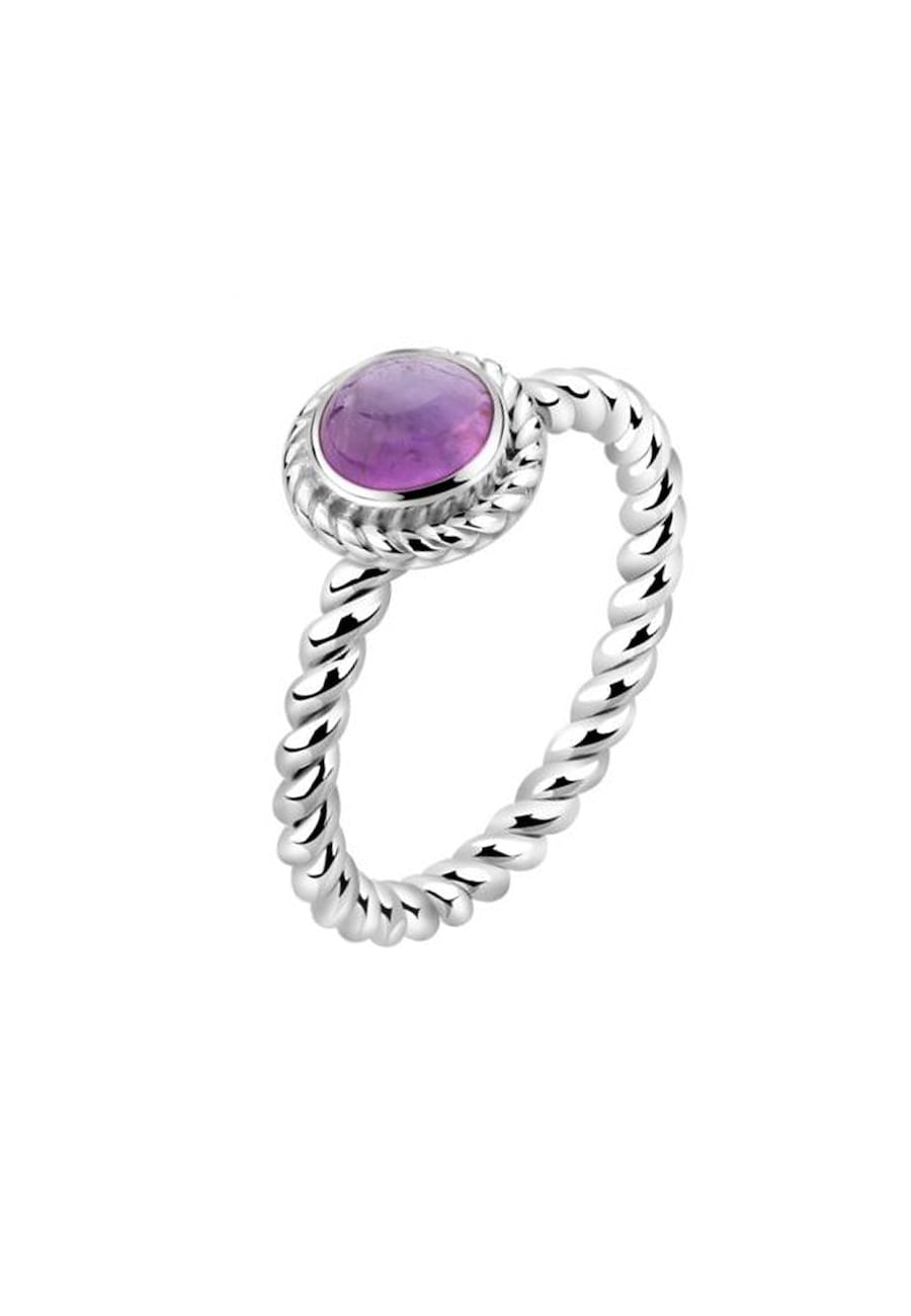 Nenalina Amethyst Geburtsstein Februar Boho 925er Silber 56 Damen