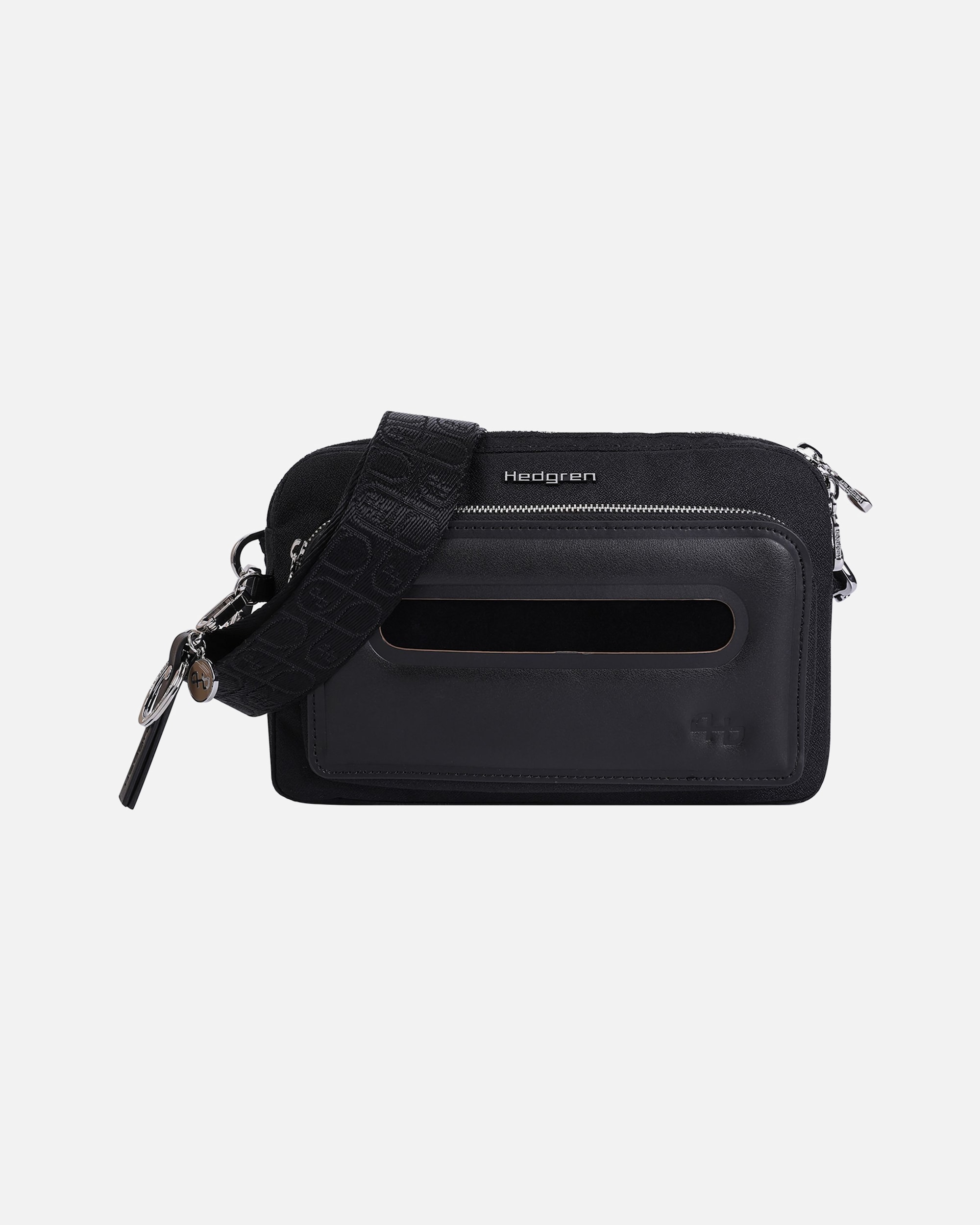 Clutch für Weiblich Hedgren Fika Umhängetasche black
