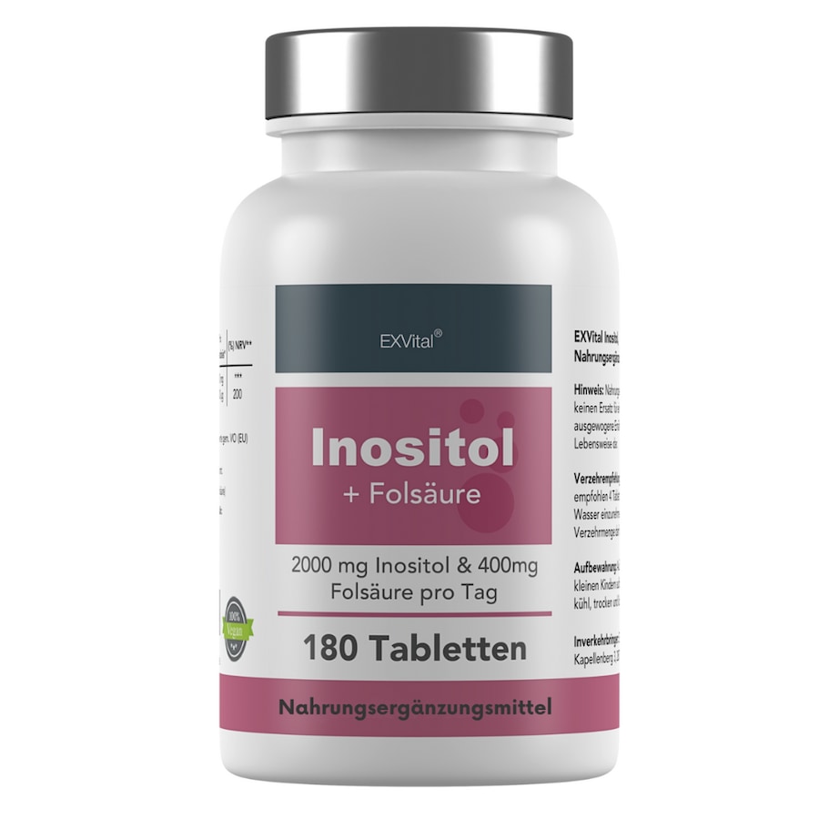 EXVital Inositol Vitamin B8 mit Folsäure 90 g