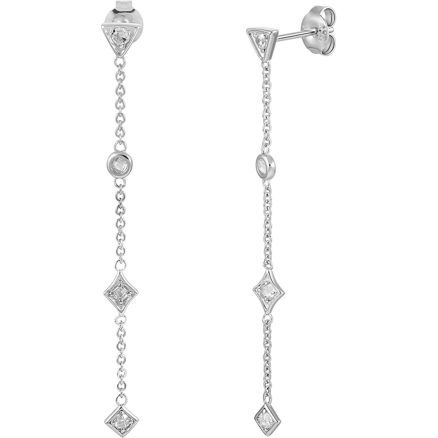 caï Ohrhänger 925er Silber One Size Weiss Damen