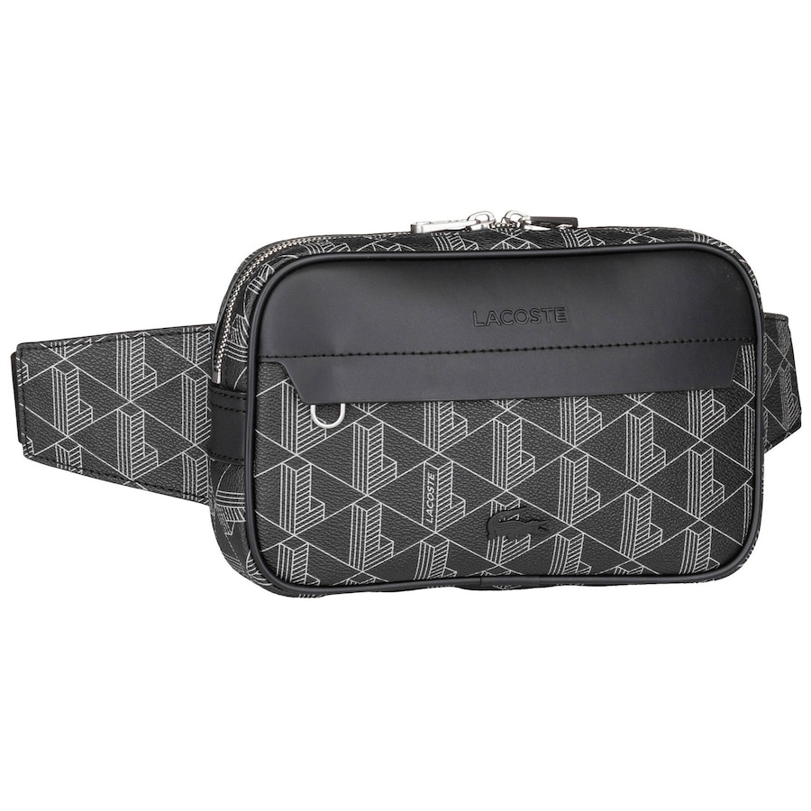 Lacoste Rucksack The Blend Banana NH4004LX Monogram Noir Gris Schwarz Herren