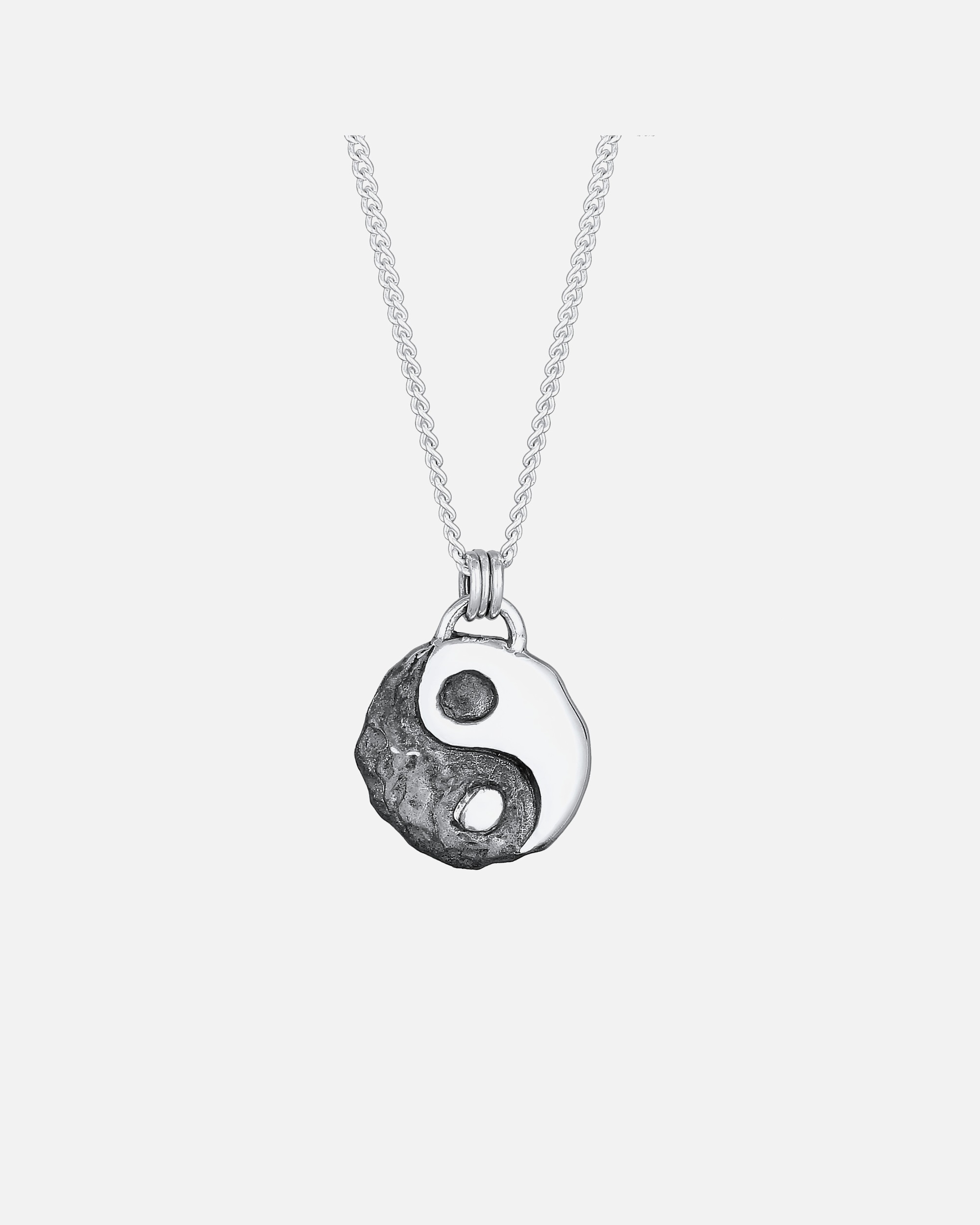 Halskette für Männlich KUZZOI Yin Yang Harmonie Freundschaft 925 Silber 55