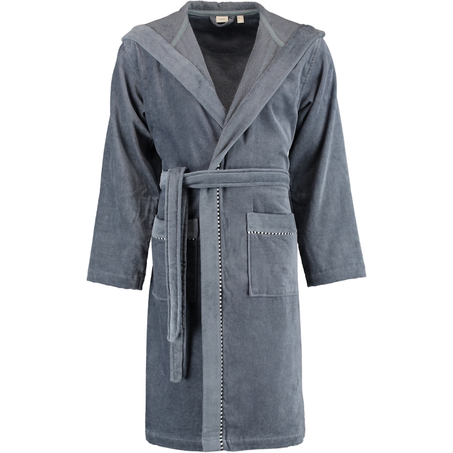Esprit Bademäntel unisex Kapuze Box grey steel - 740 S Weiss
