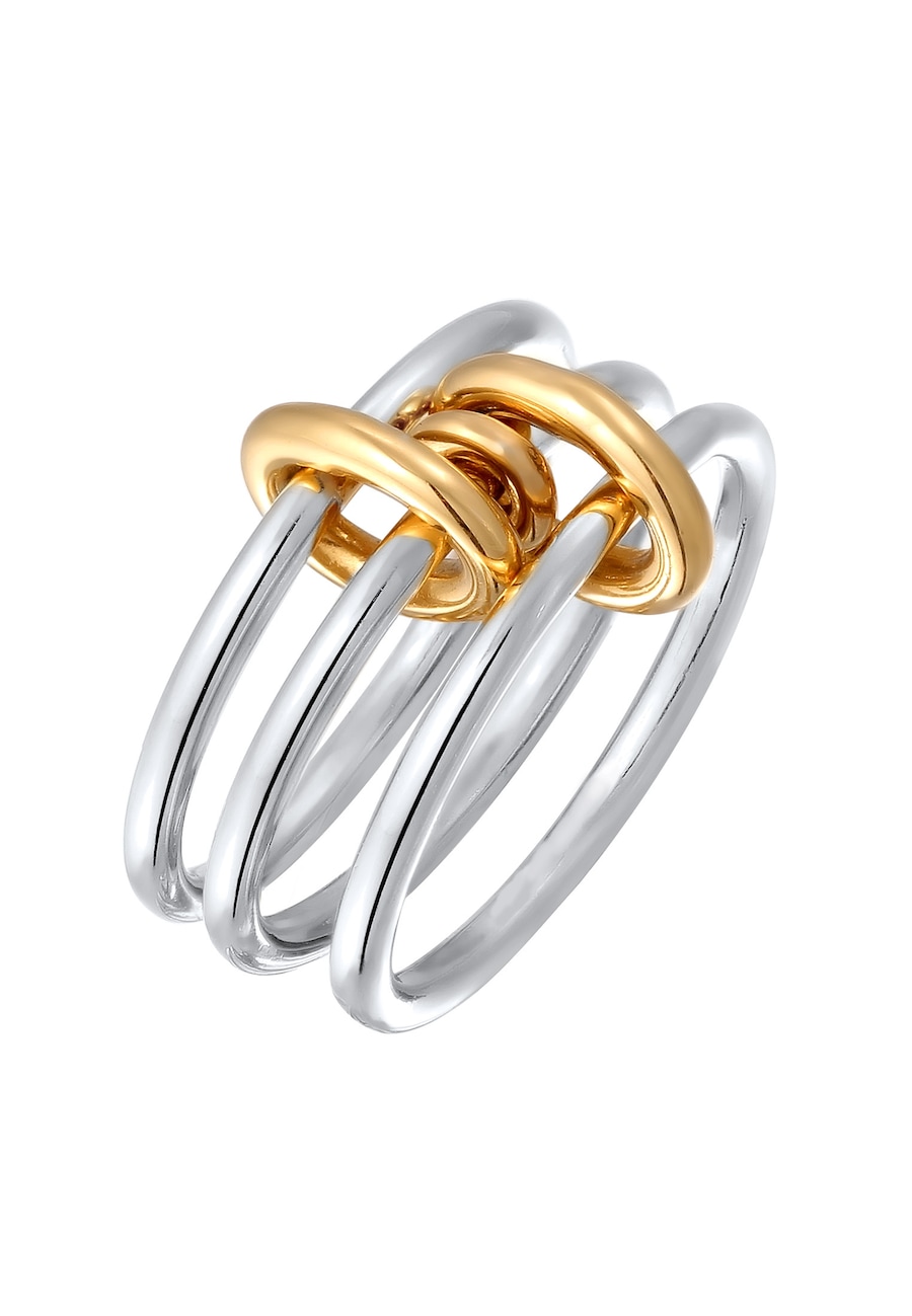 Elli Ring Stapellook 925 Sterling Silber 56 Damen