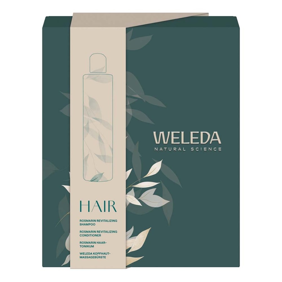 Weleda Rosmarin - Haircare Geschenkset Shampoo + Conditioner Tonikum