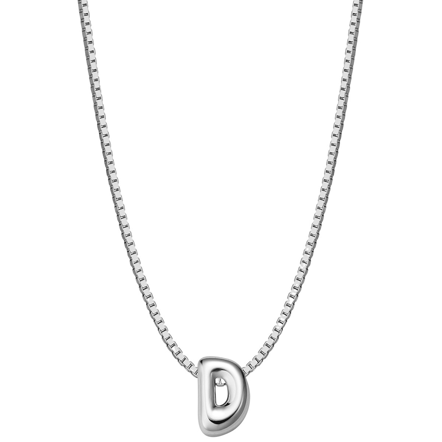 Glanzstücke München Halskette Buchstabe D aus Sterling Silber in silber 40,0 cm Basiskette + 5,0 Verlängerung Damen