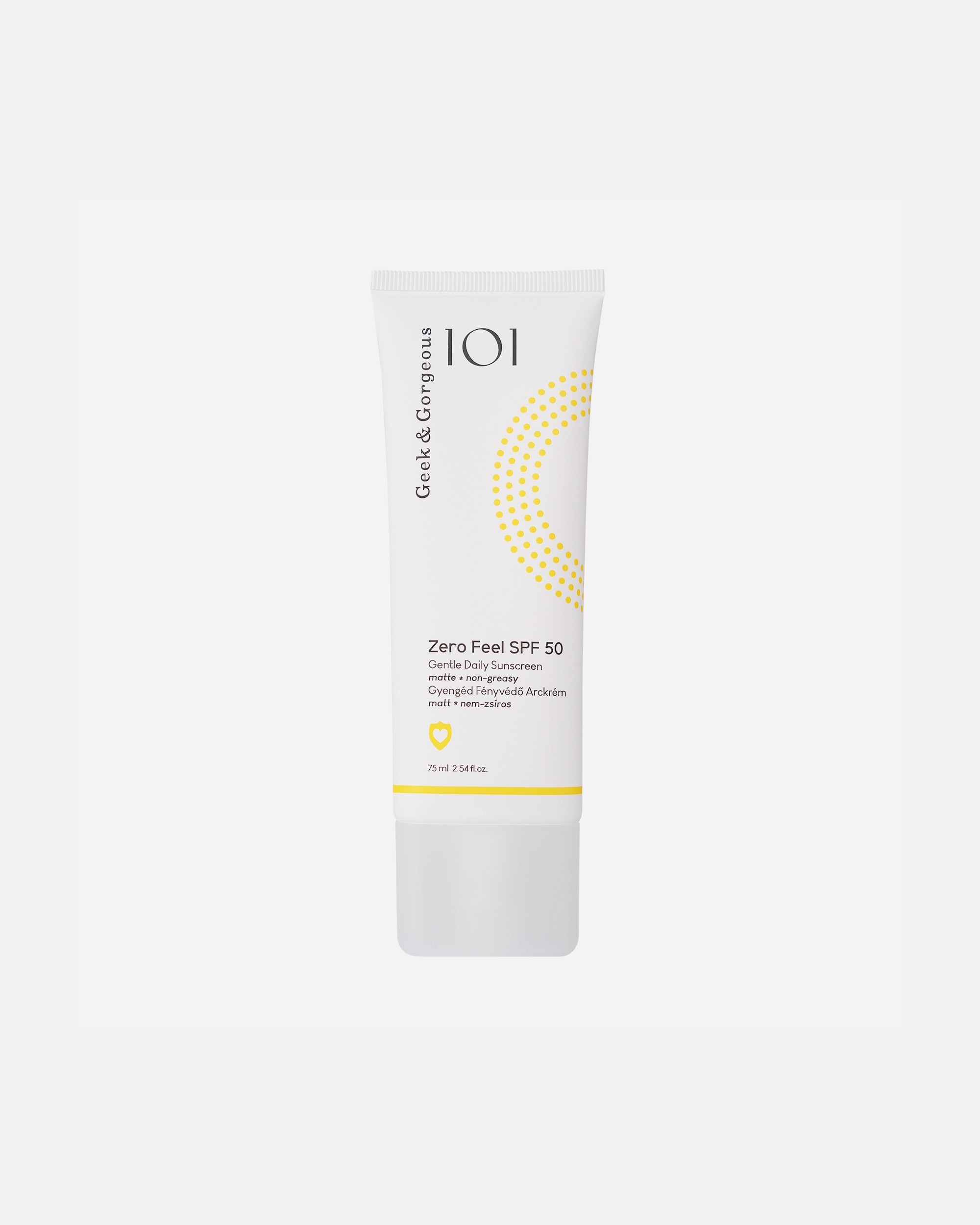 Sonnencreme Gesicht für Unisex Geek & Gorgeous Default Brand Line Zero Feel SPF 50 75 ml