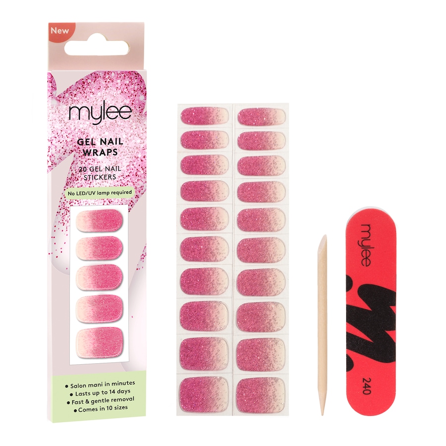 Mylee Gel-Nagelfolien Pink Stardust Damen