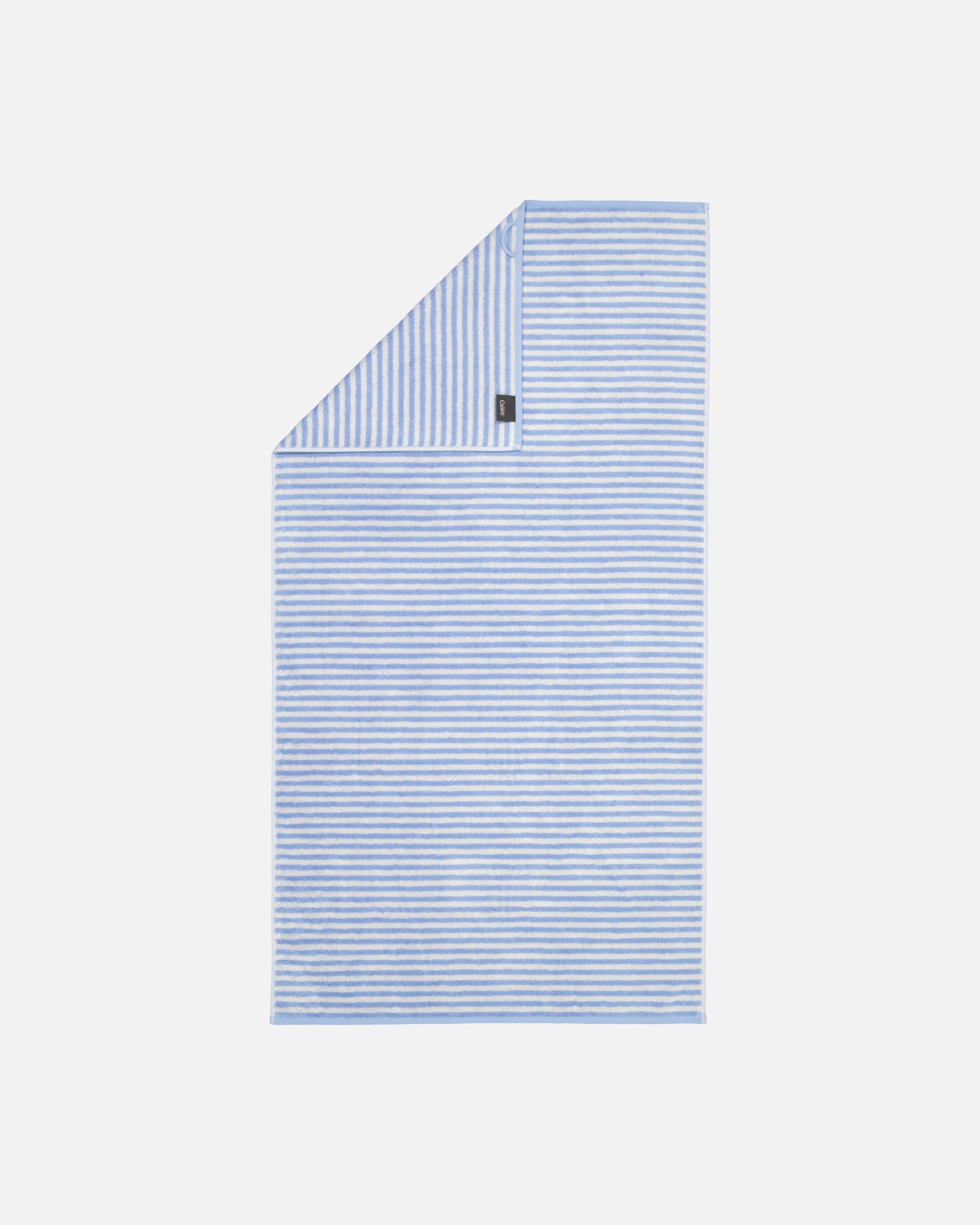 Handtuch für Unisex Cawö Cawö Handtücher Campus Ringel 955 sky - 10 Duschtuch 70x140 cm