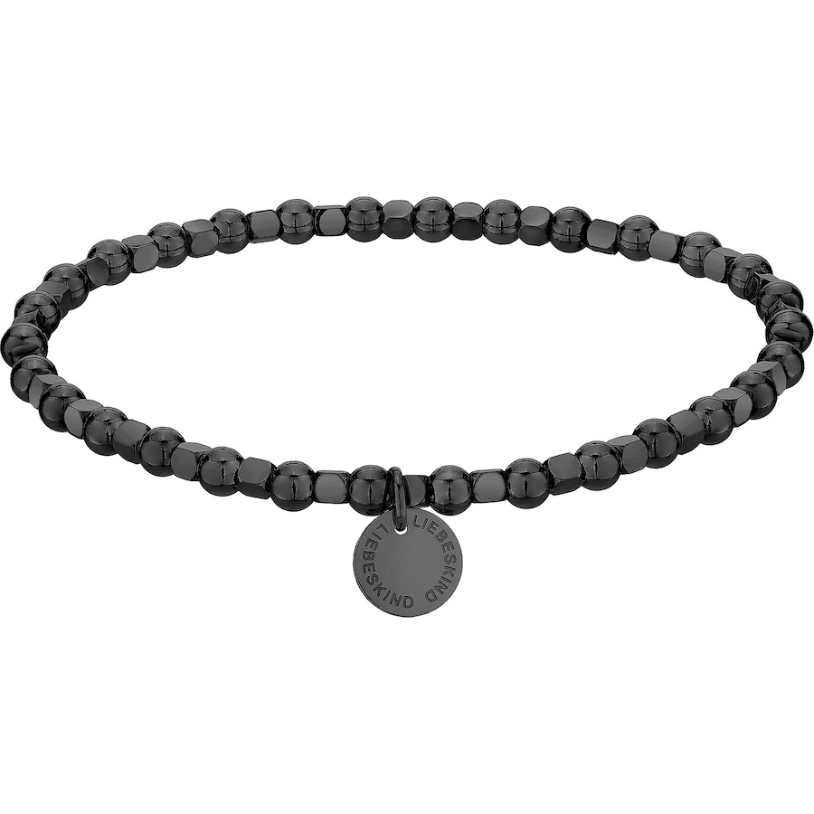 Liebeskind Armband Edelstahl schwarz Schwarz Damen