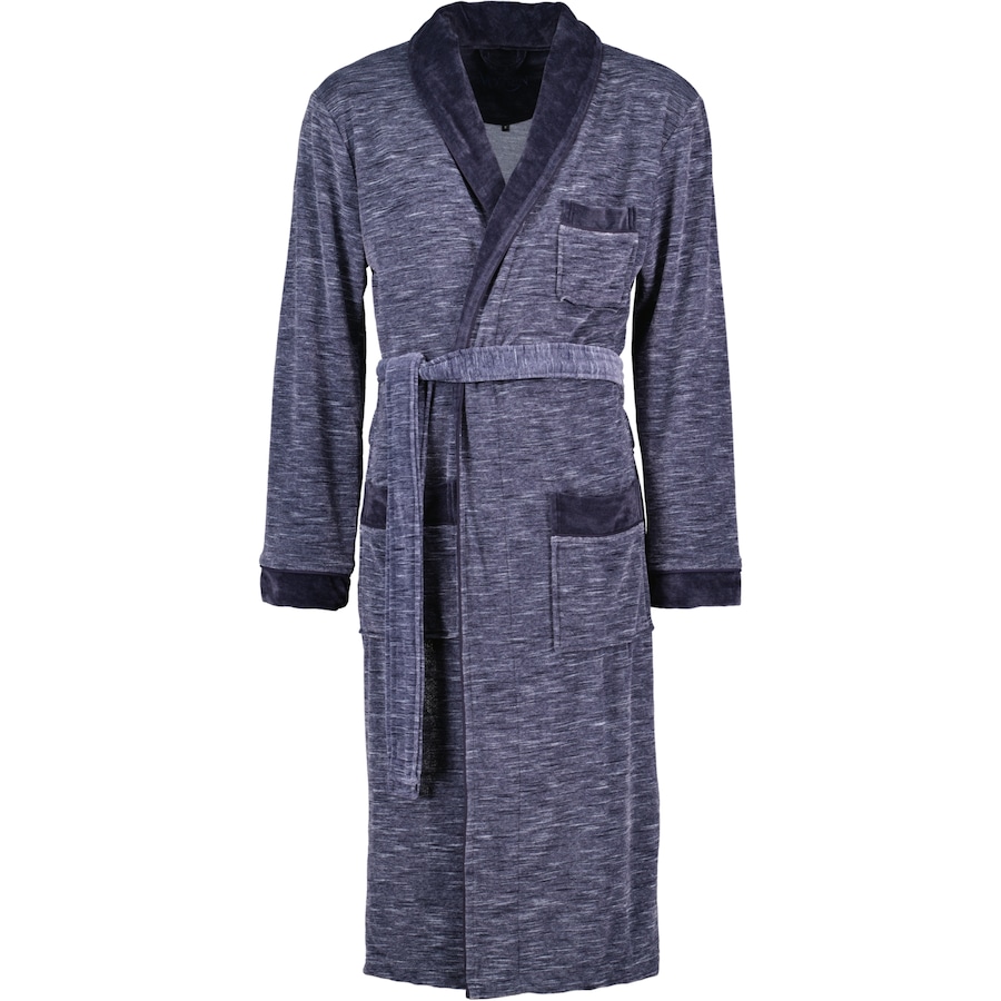 Vossen Bademäntel Herren Schalkragen Alberto blue - 0001 S