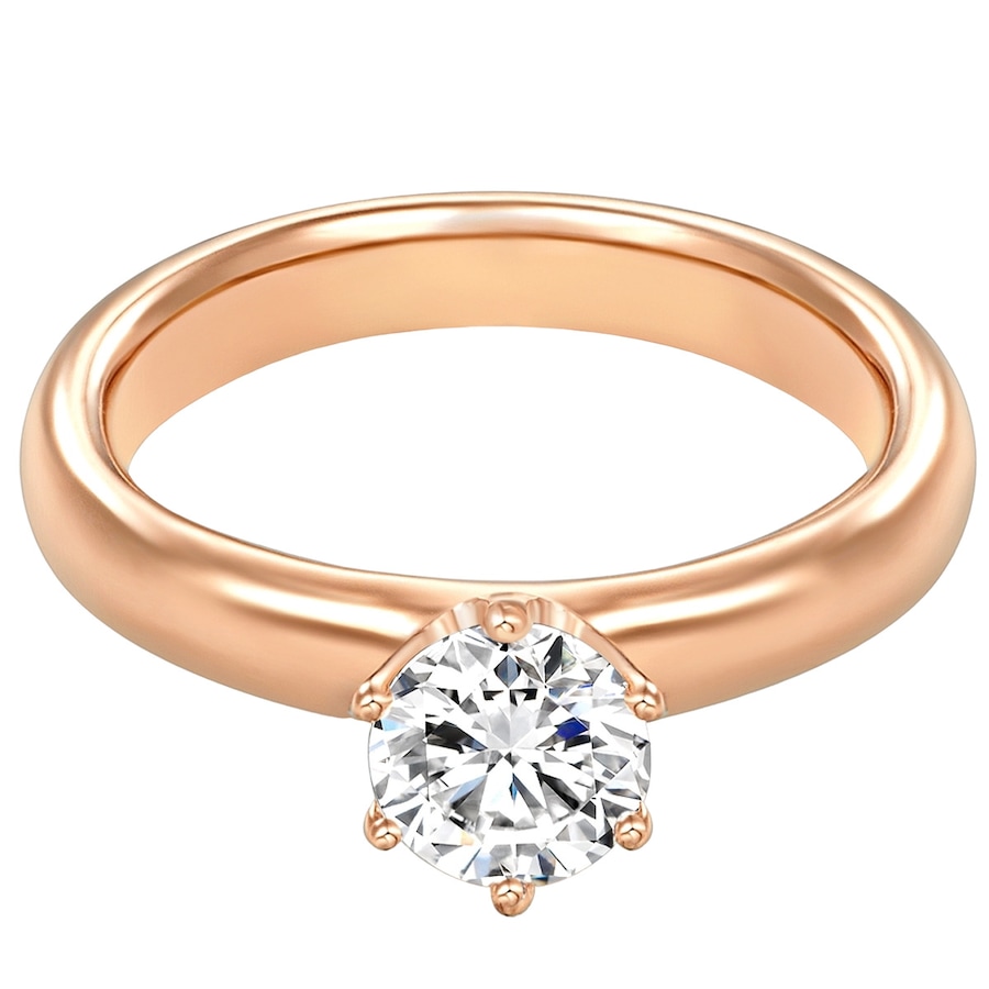 Trilani Ring Sterling Silber Zirkonia in Roségold 50 Damen