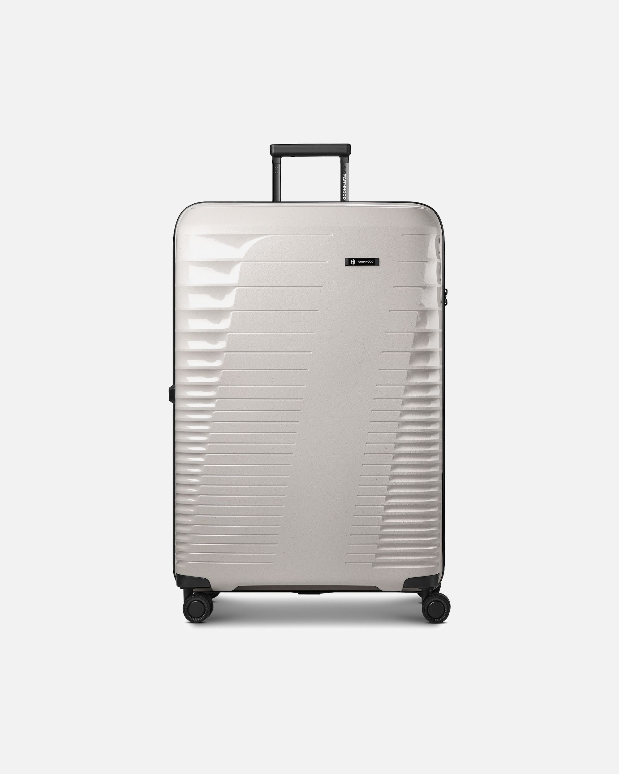 Koffer für Männlich Farmhood Straw Edition 4 Rollen Trolley 77 cm mit Dehnfalte beige
