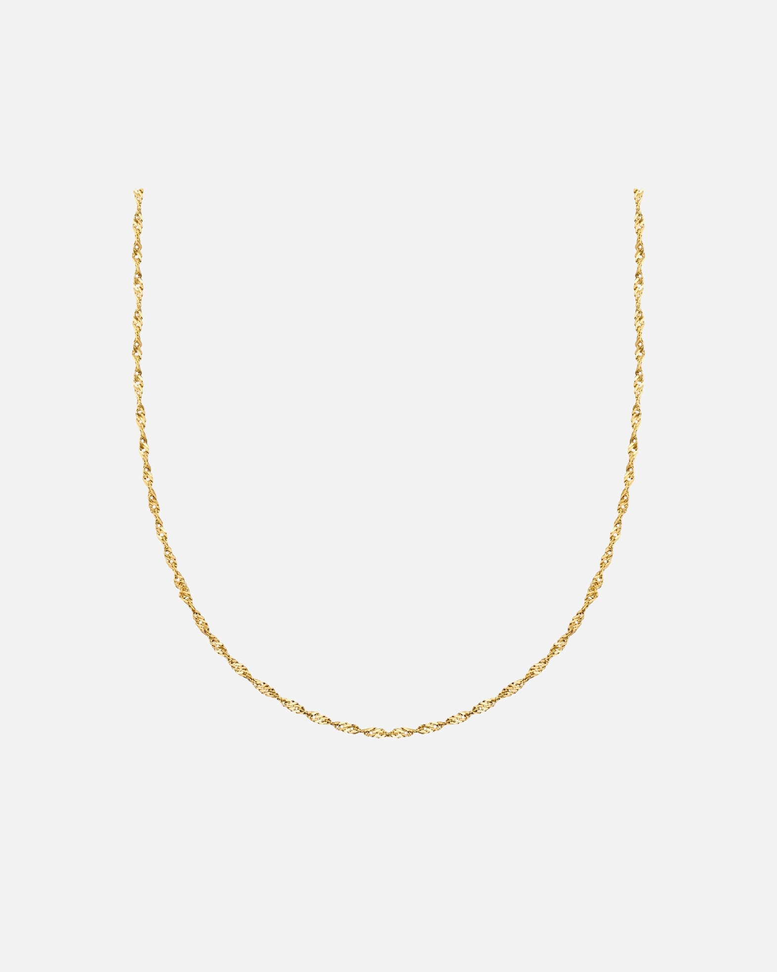 Halskette für Weiblich Eastside Halskette aus Edelstahl in Gelbgold 40,0 cm Basiskette + 5,0 cm Verlängerung