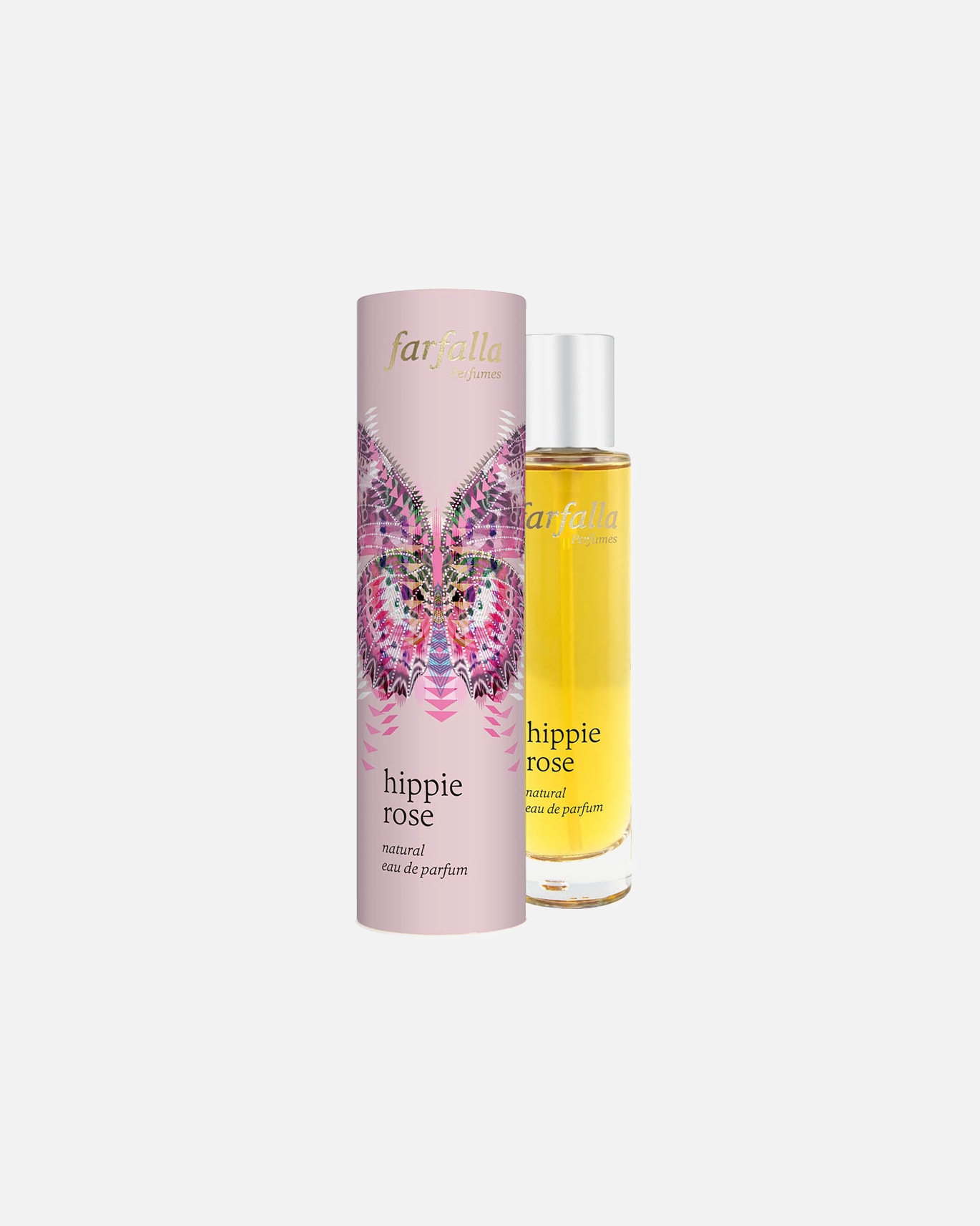 Eau de Parfum für Unisex Farfalla Natural Eau de Parfum - Hippie Rose 50 ml