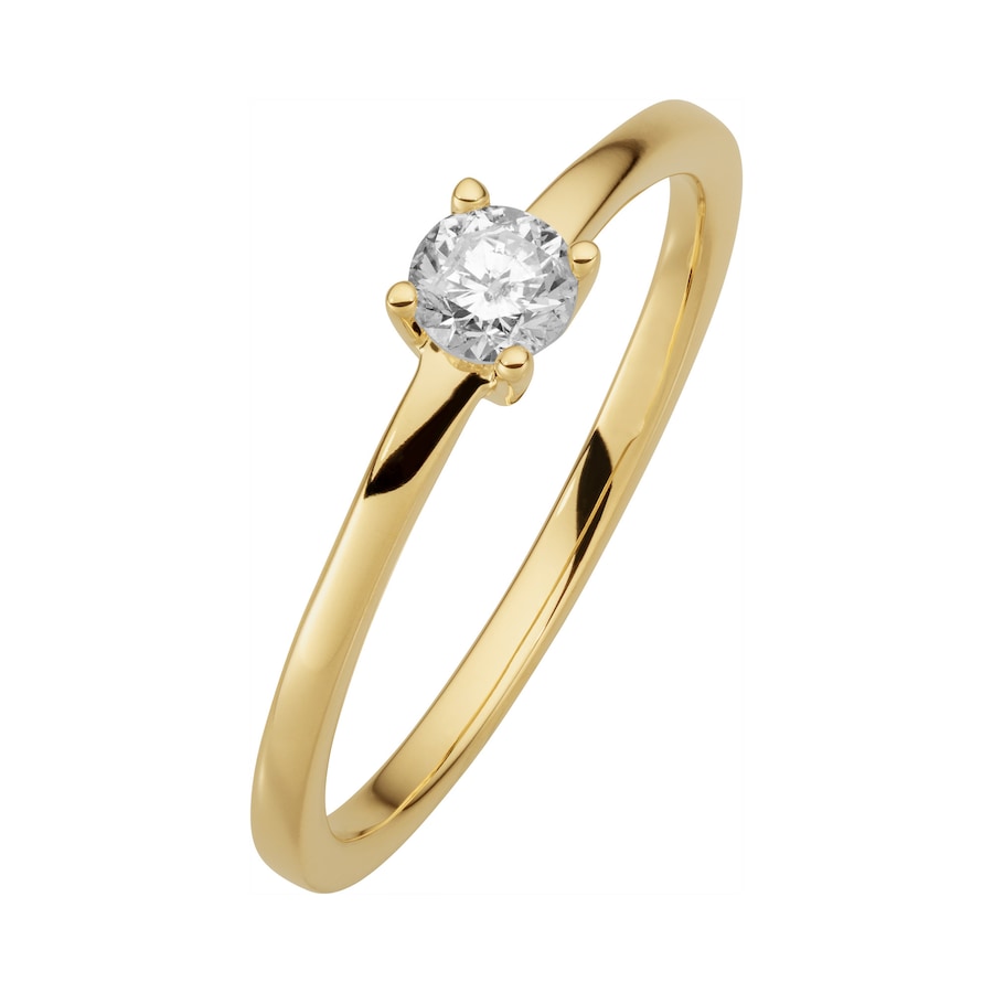 Orolino Ring 585/- Gold Brillant weiß 0,25ct. 054 (17,2) Damen