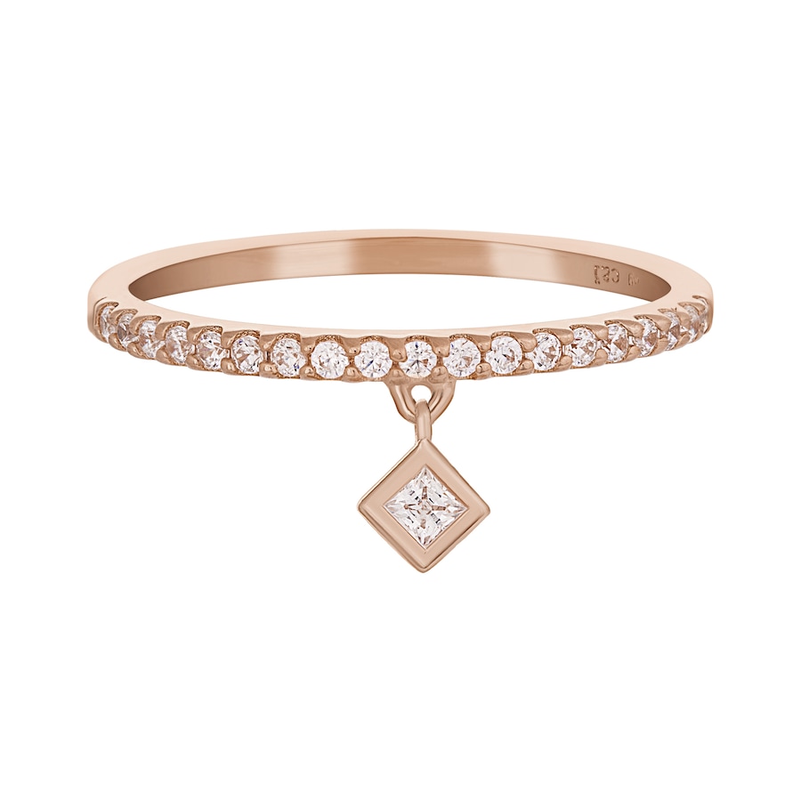 caï Ring 925/- Sterling Silber Zirkonia weiß 052 (16,6) Damen