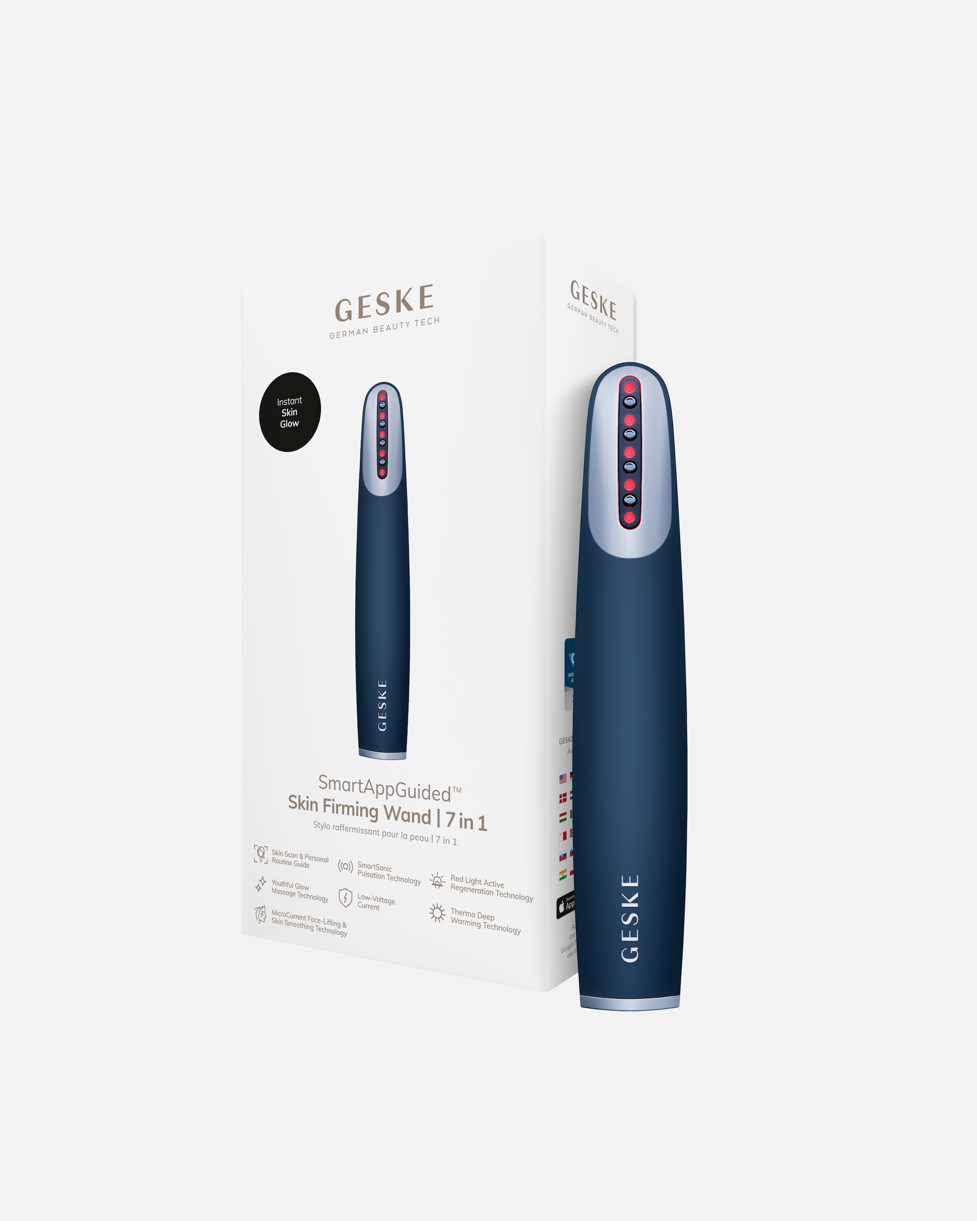 Multifunktionsgerät für Unisex GESKE GESKE Skin Firming Wand | 7 in 1 | Anti-Aging | Mikrostrom Facelift Midnight