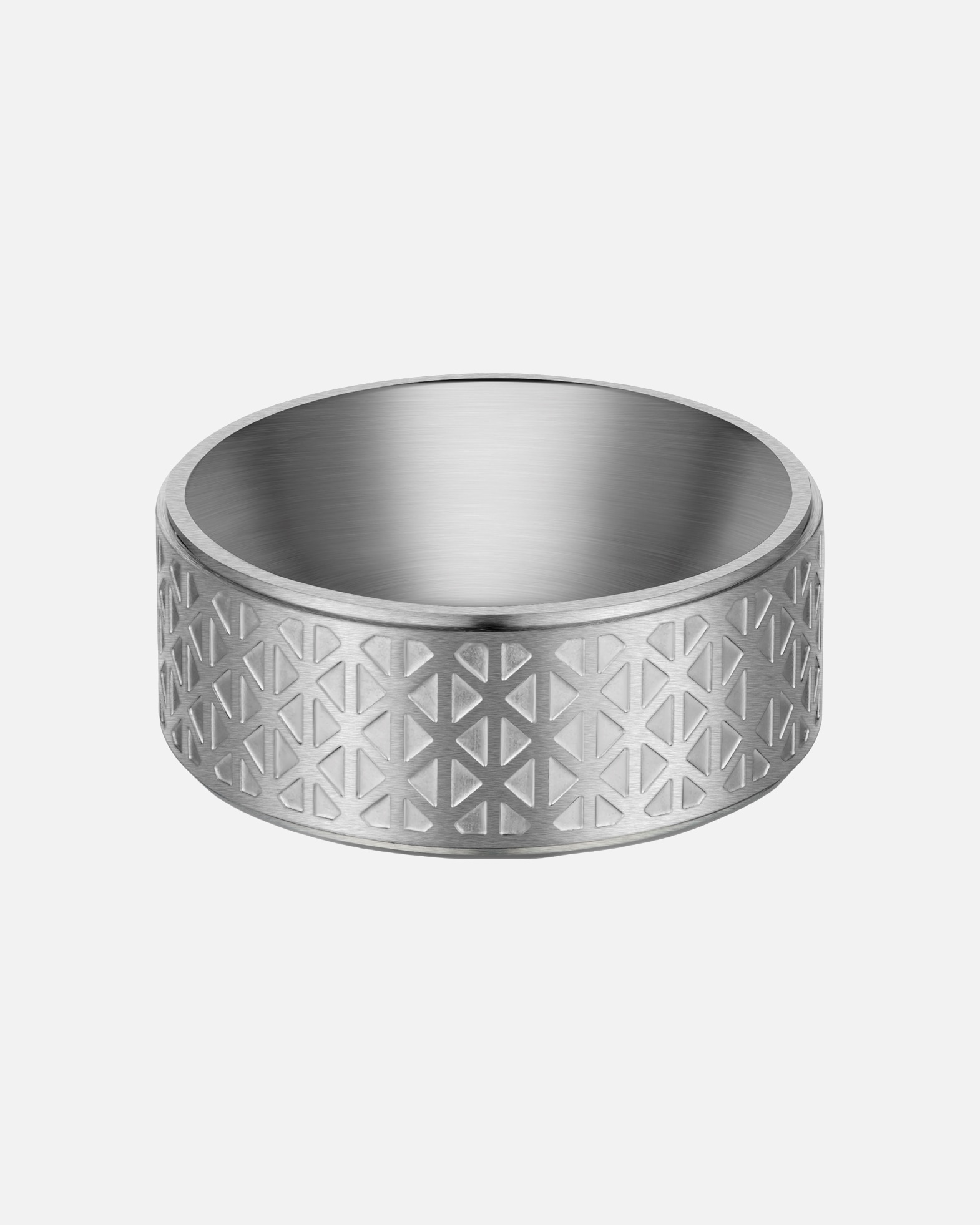Ring für Männlich True Rebels Ring aus Edelstahl in Gunmetal 62