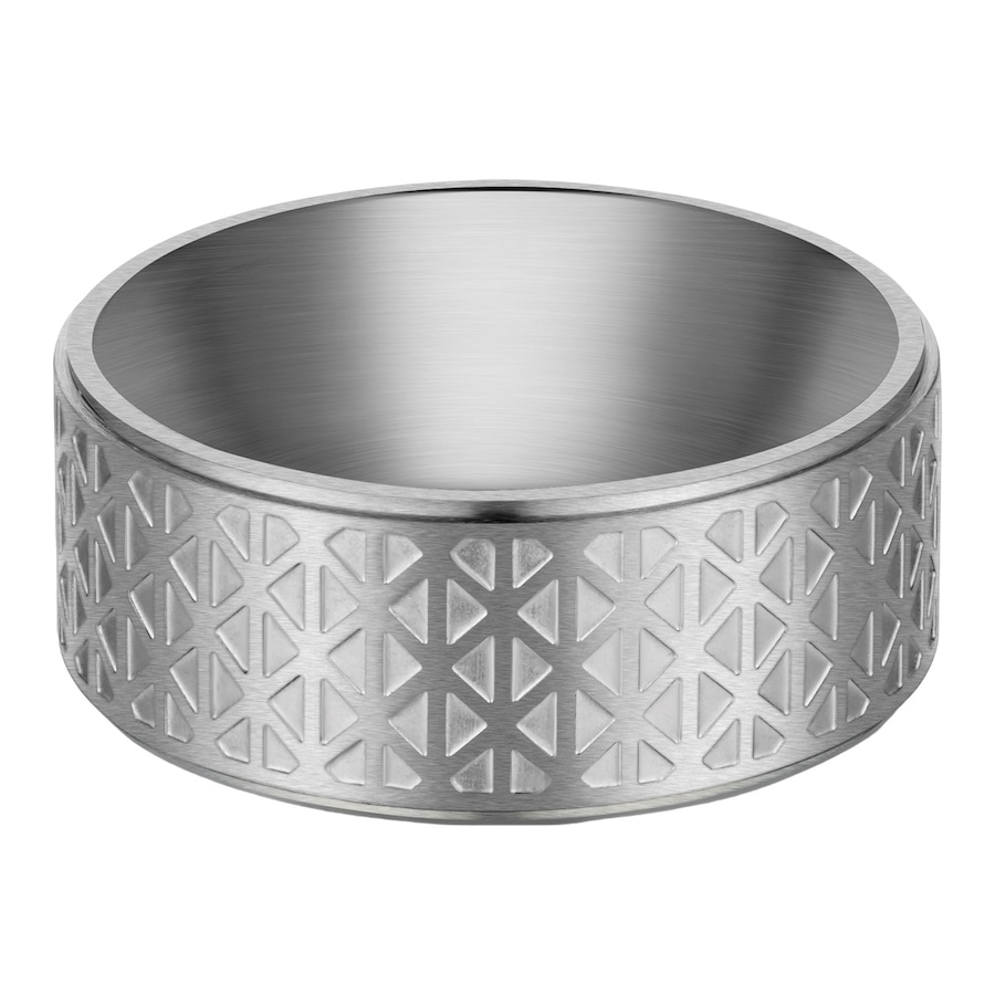 True Rebels Ring aus Edelstahl in Gunmetal 62 Herren