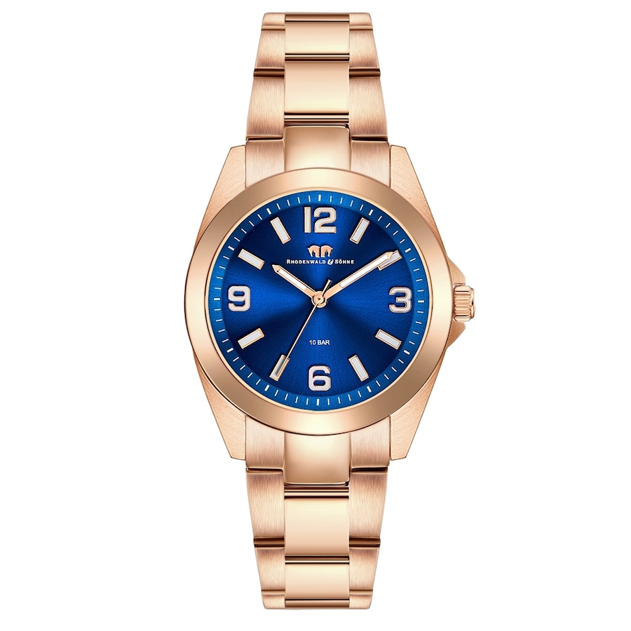 Rhodenwald & Söhne Quarzuhr Majestia in Roségold Edelstahl Damen
