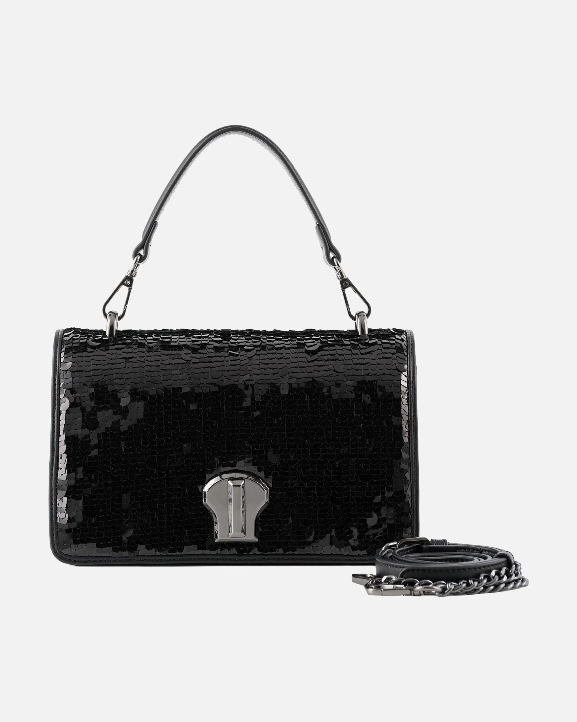 Clutch für Weiblich Seidenfelt Seljord Henkeltasche black