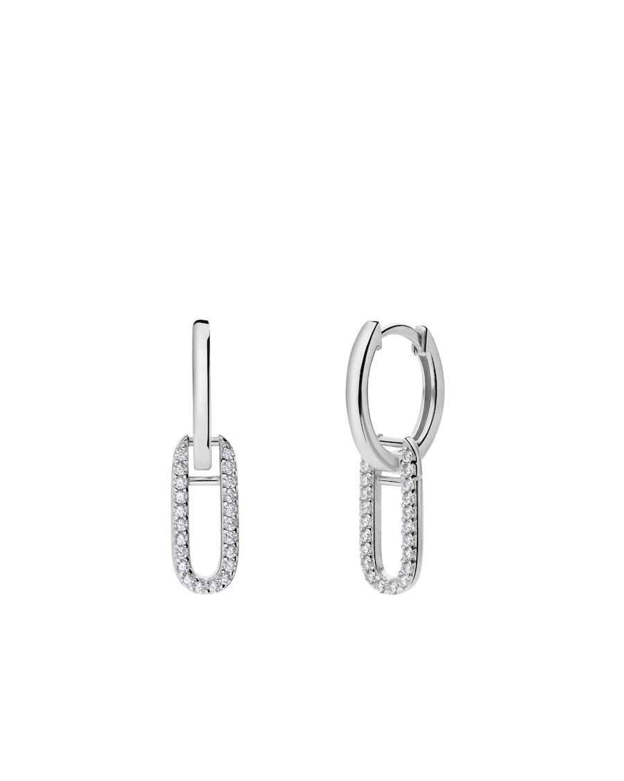 Lucardi Ohrringe 925 Silber Damen