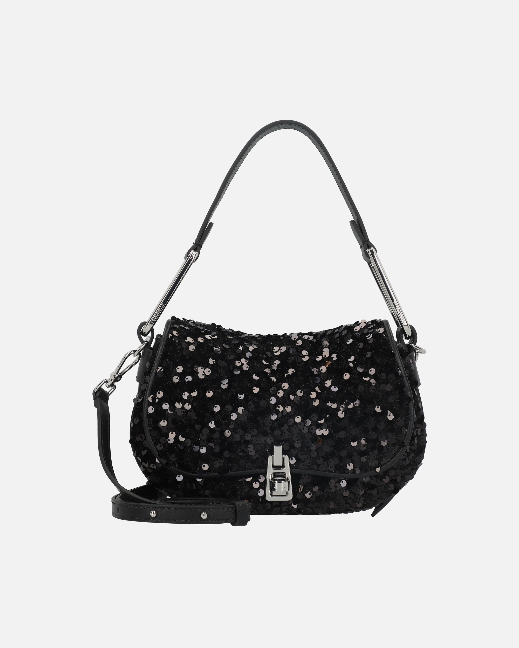 Clutch für Weiblich Coccinelle Magie Schultertasche noir-noir