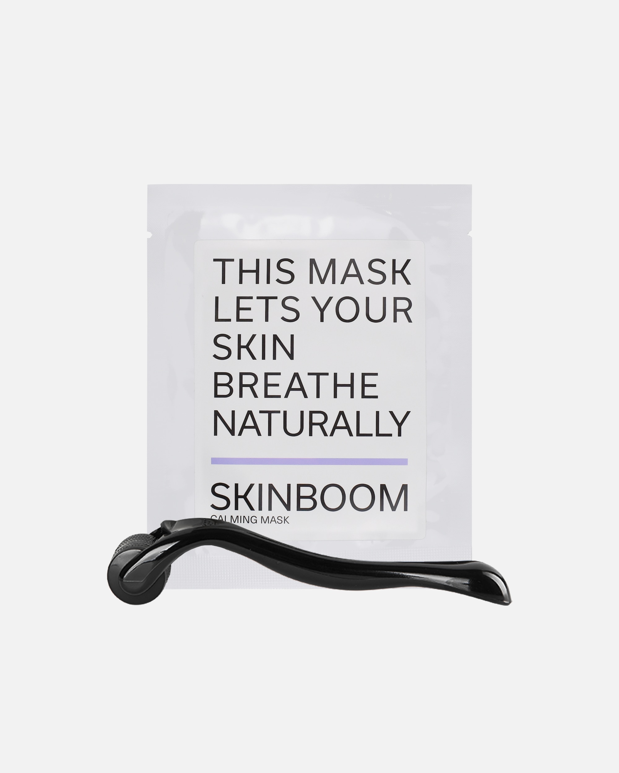 für Unisex SKINBOOM Calming Mask mit 540 Needle Dermaroller 1 Stück + Roller