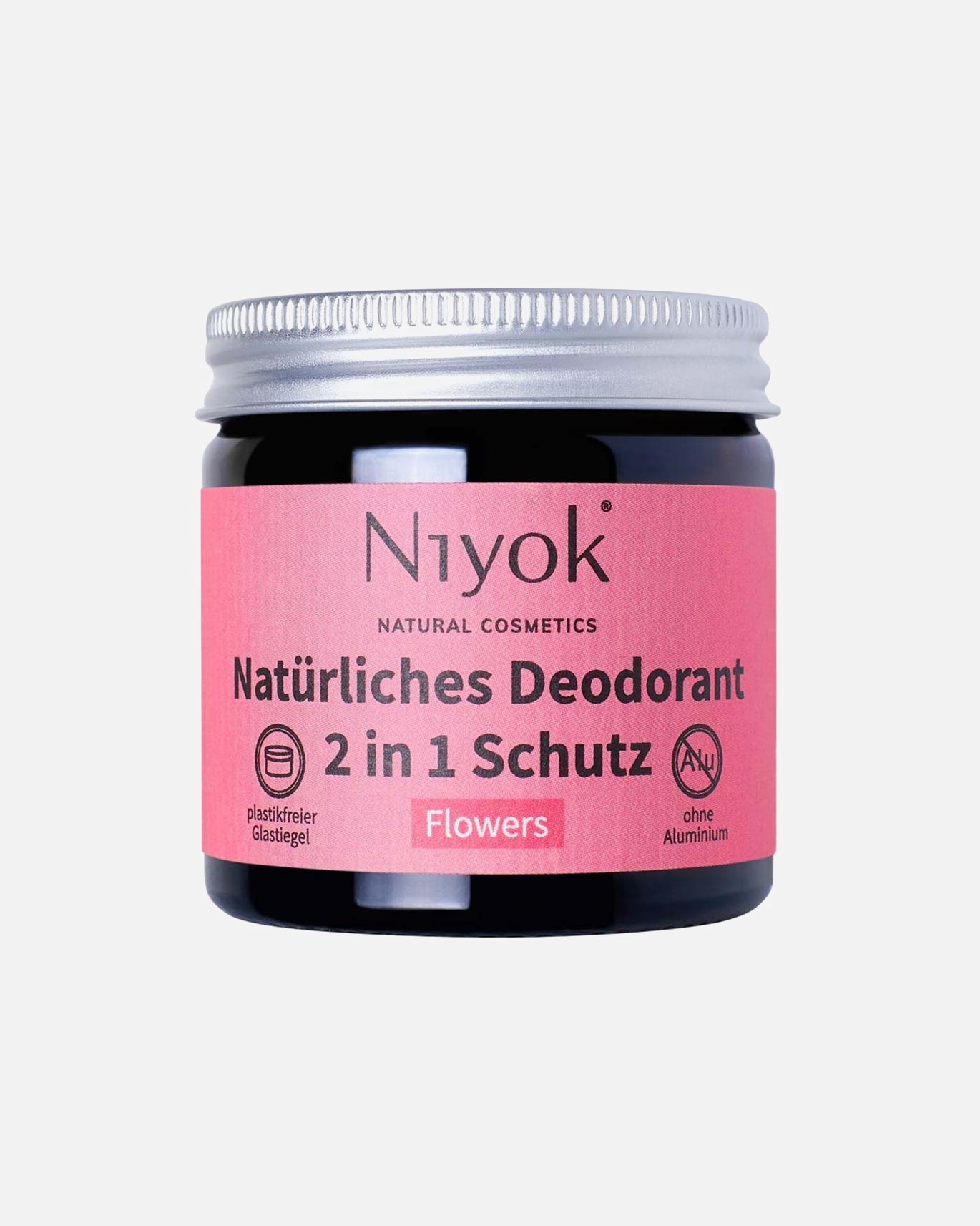 Deodorant für Unisex Niyok 2in1 Deodorant - Flowers 40 ml