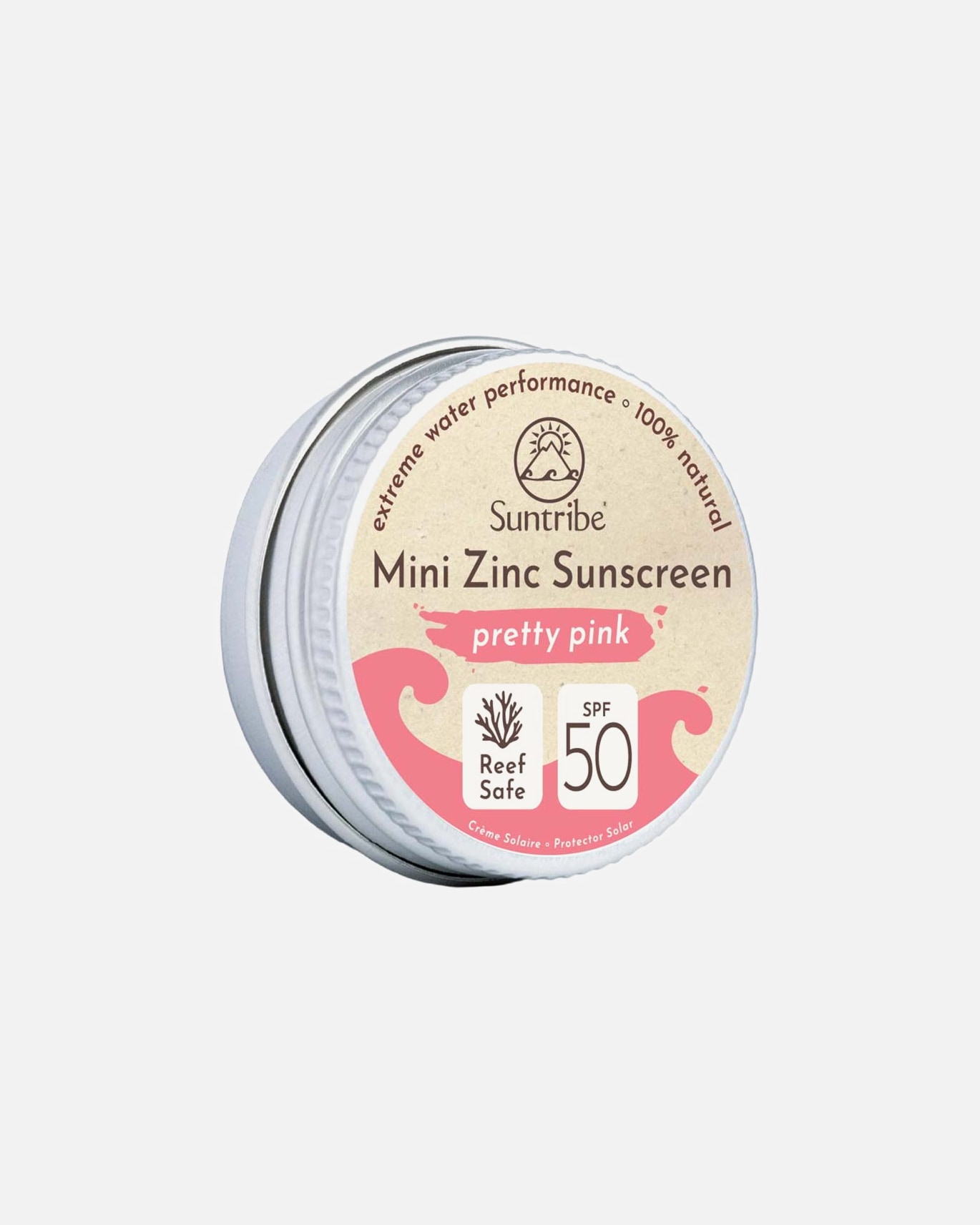 Sonnencreme für Unisex Suntribe Zinksonnencreme - Retro Red LSF50 15g 15 g