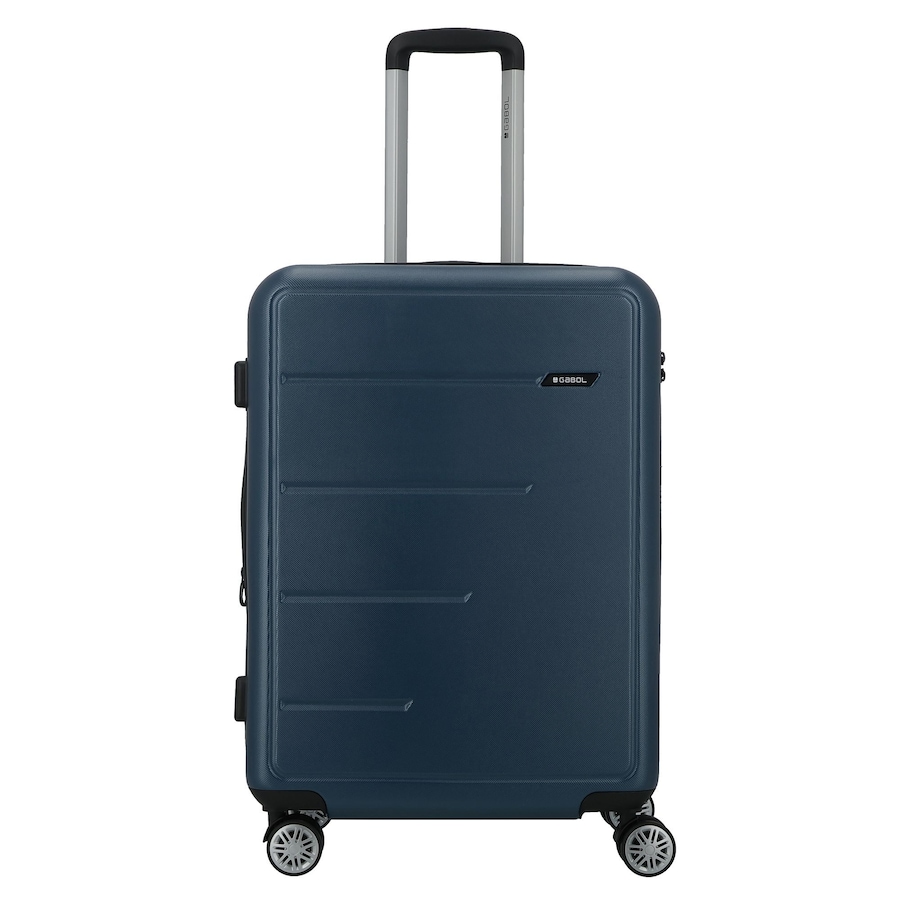 Gabol Future Plus 4 Rollen Trolley 66 cm mit Dehnfalte azul marino Petrol Herren