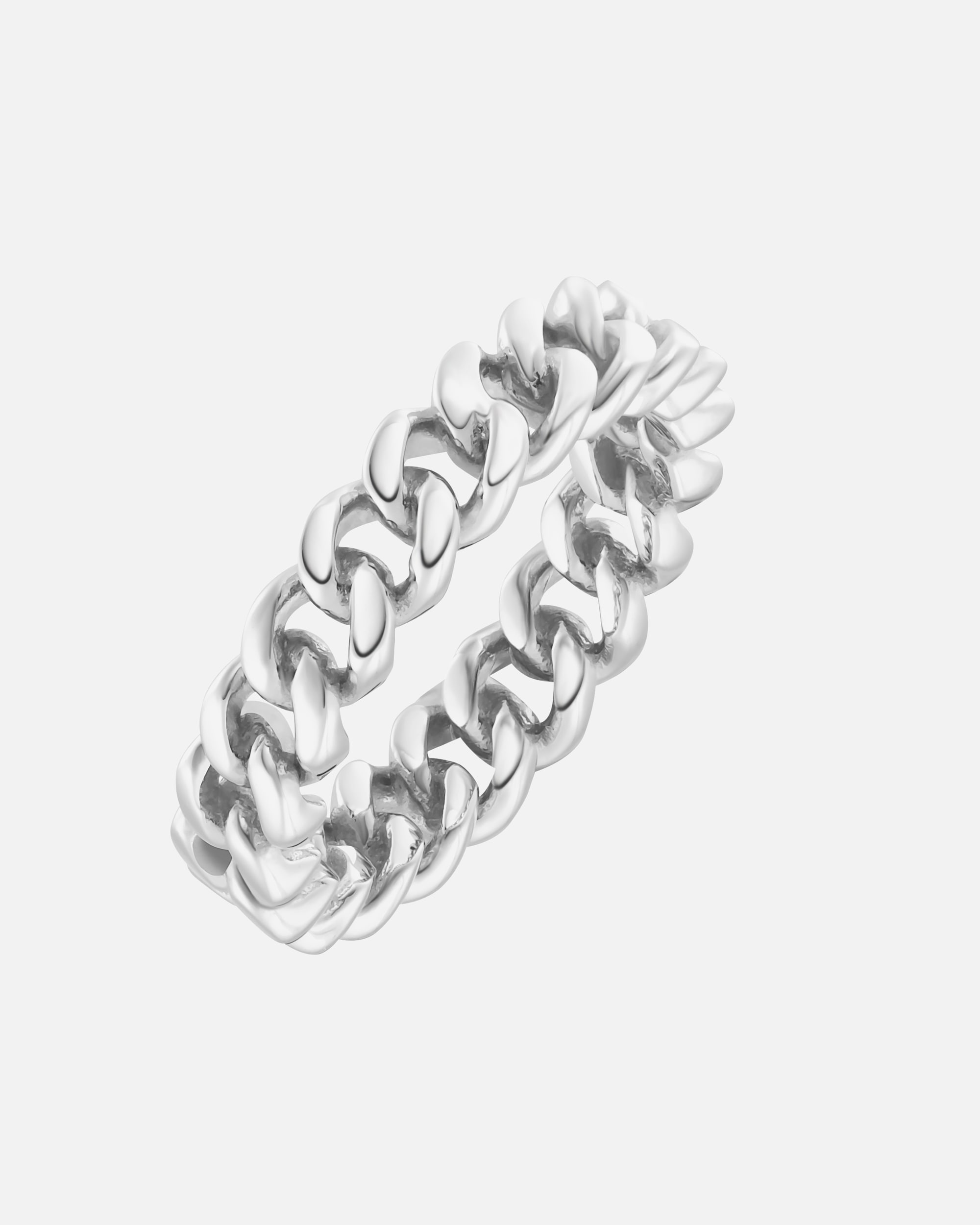 Ring für Weiblich Smart Jewel Ring Panzerkettenoptik, Silber 925 52