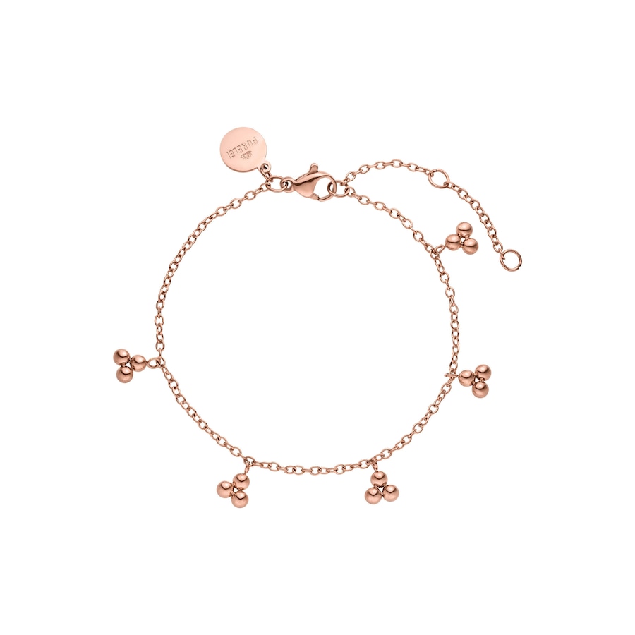 Purelei Seed Armband 100% Edelstahl Rosegold Hellbraun Damen