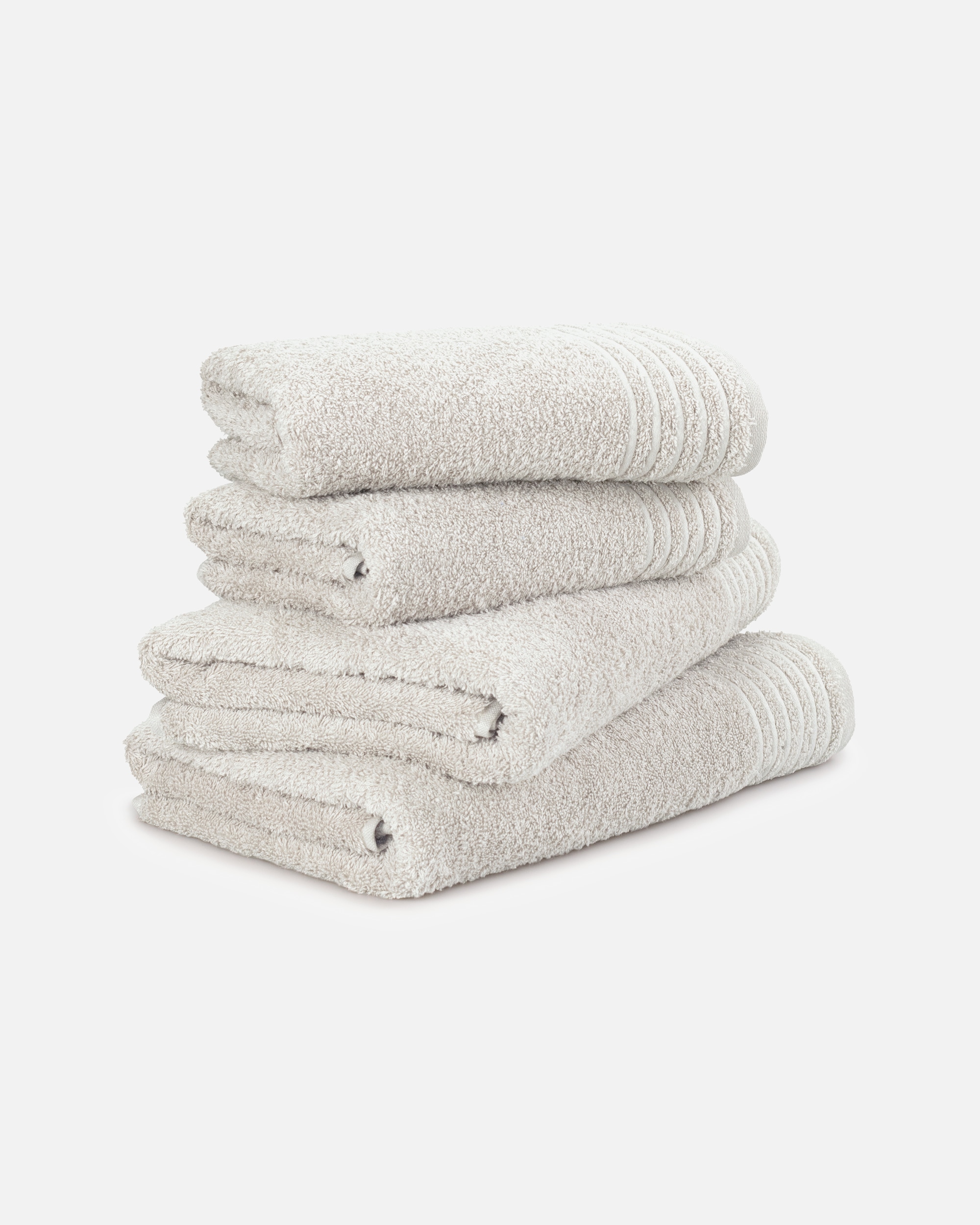 Handtuch für Unisex Möve Handtuchset New Classic 4-TLG grey