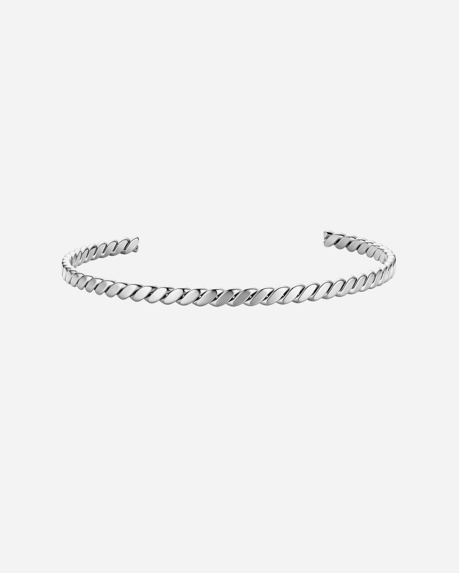 Armreif für Weiblich Glanzstücke München Armreif aus Edelstahl in Silber 17,0 cm, flexibel einstellbar