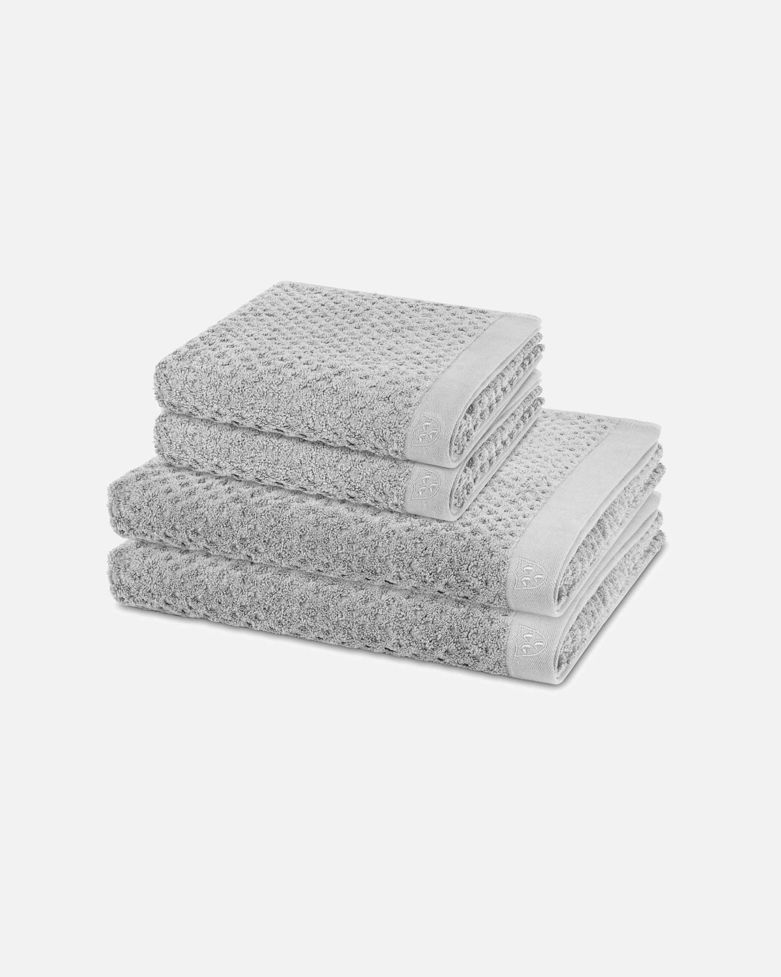 Handtuch für Unisex ROSS Handtuch-Set Harmony (4-teilig) Kiesel