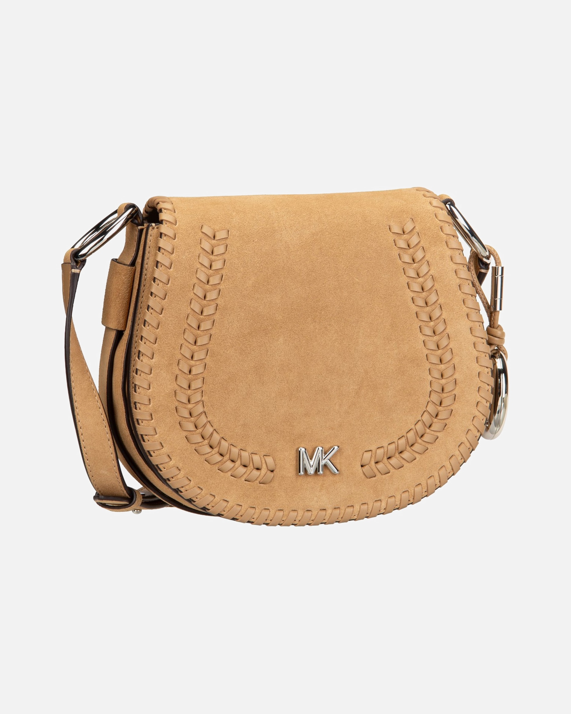 Handtasche für Weiblich Michael Kors Default Brand Line Handtasche Josie MD Saddle Flap Peanut